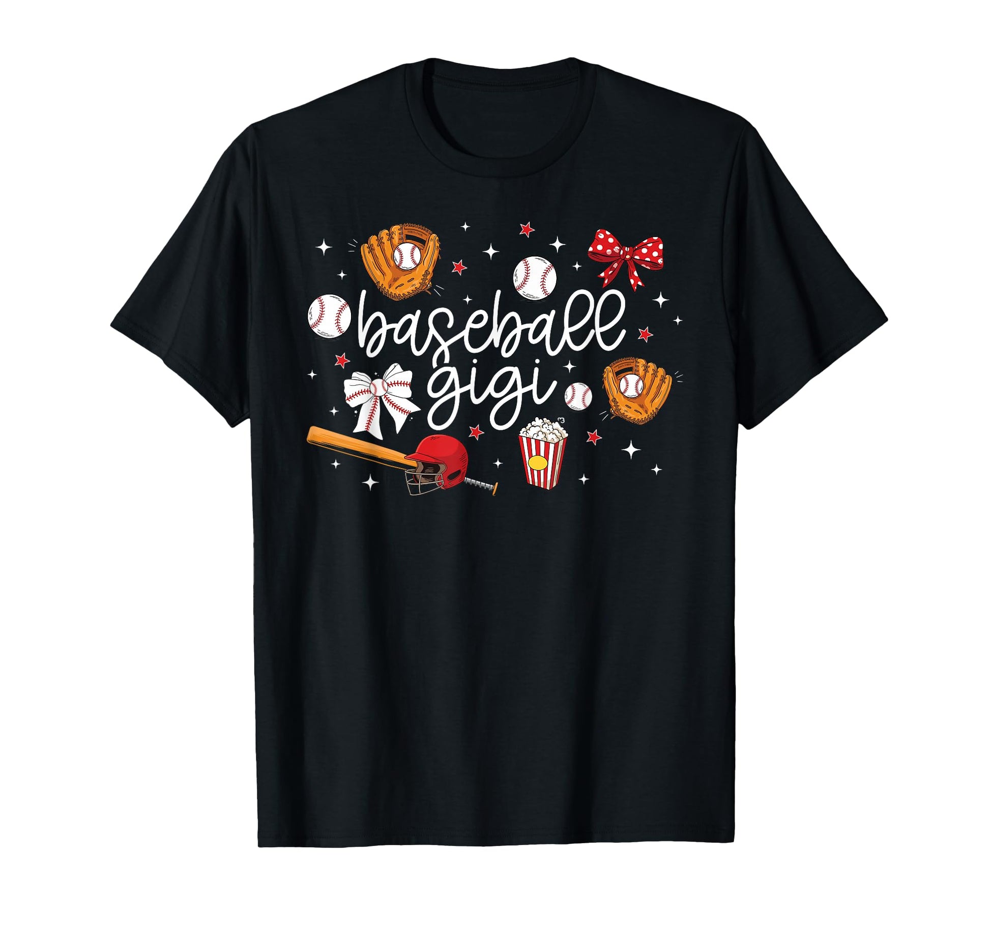 Baseball Gigi Coquette Gigi Baseball T-Shirt - Novelty Apparel Men Women - T-Shirt, Sweatshirt, Hoodie