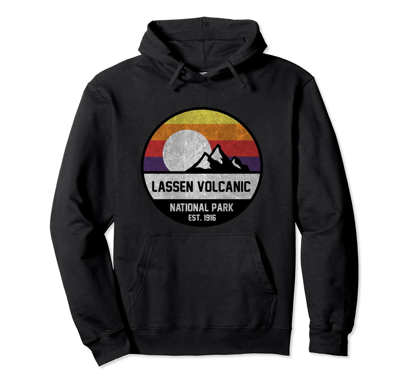 Lassen Volcanic National Park Mountain Hoodie - Novelty Apparel Unisex - T-Shirt, Sweatshirt, Hoodie