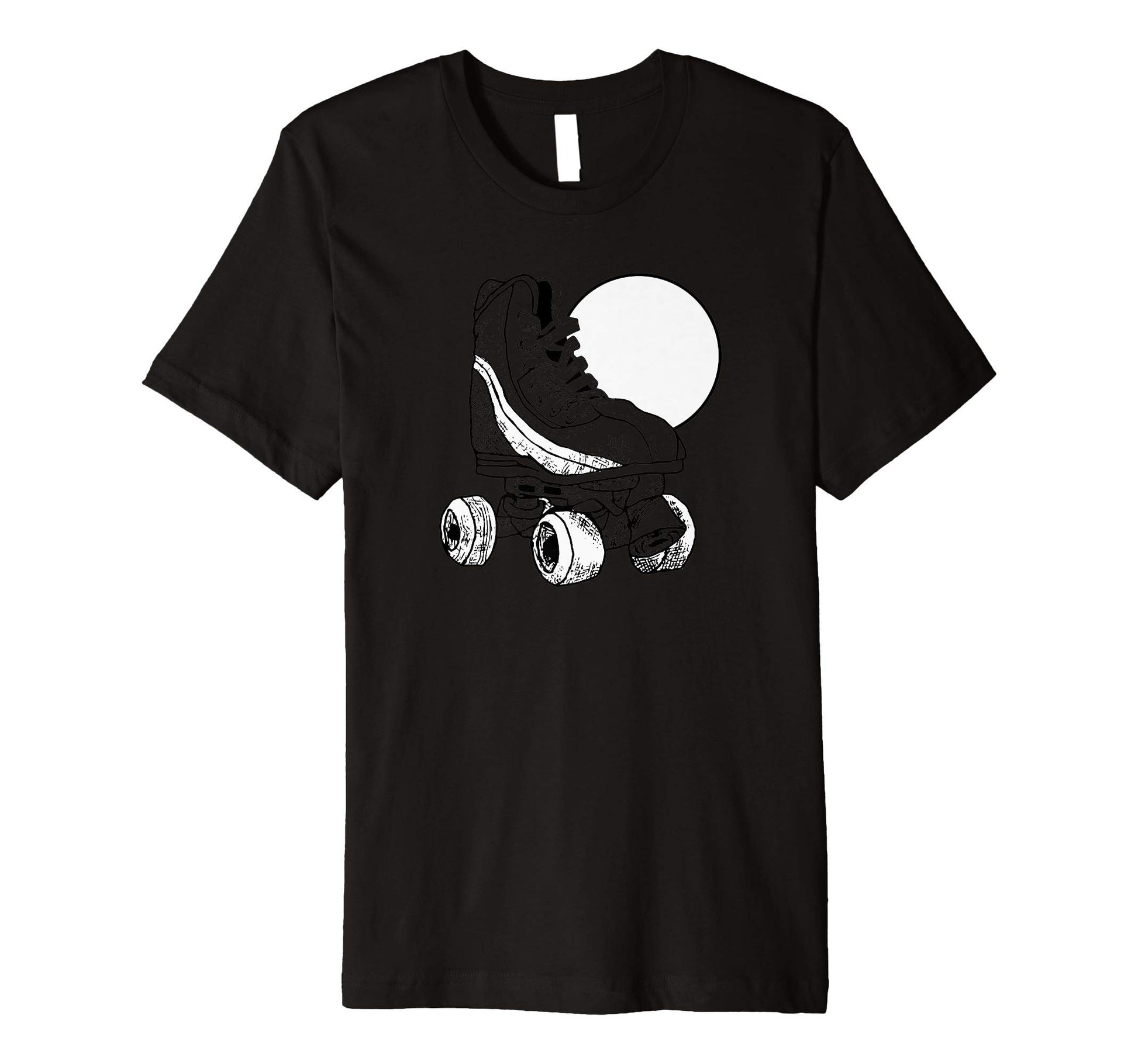Minimalist Roller Skate Sun Simple T-Shirt - Trendy Graphic for Adults - T-Shirt, Sweatshirt, Hoodie