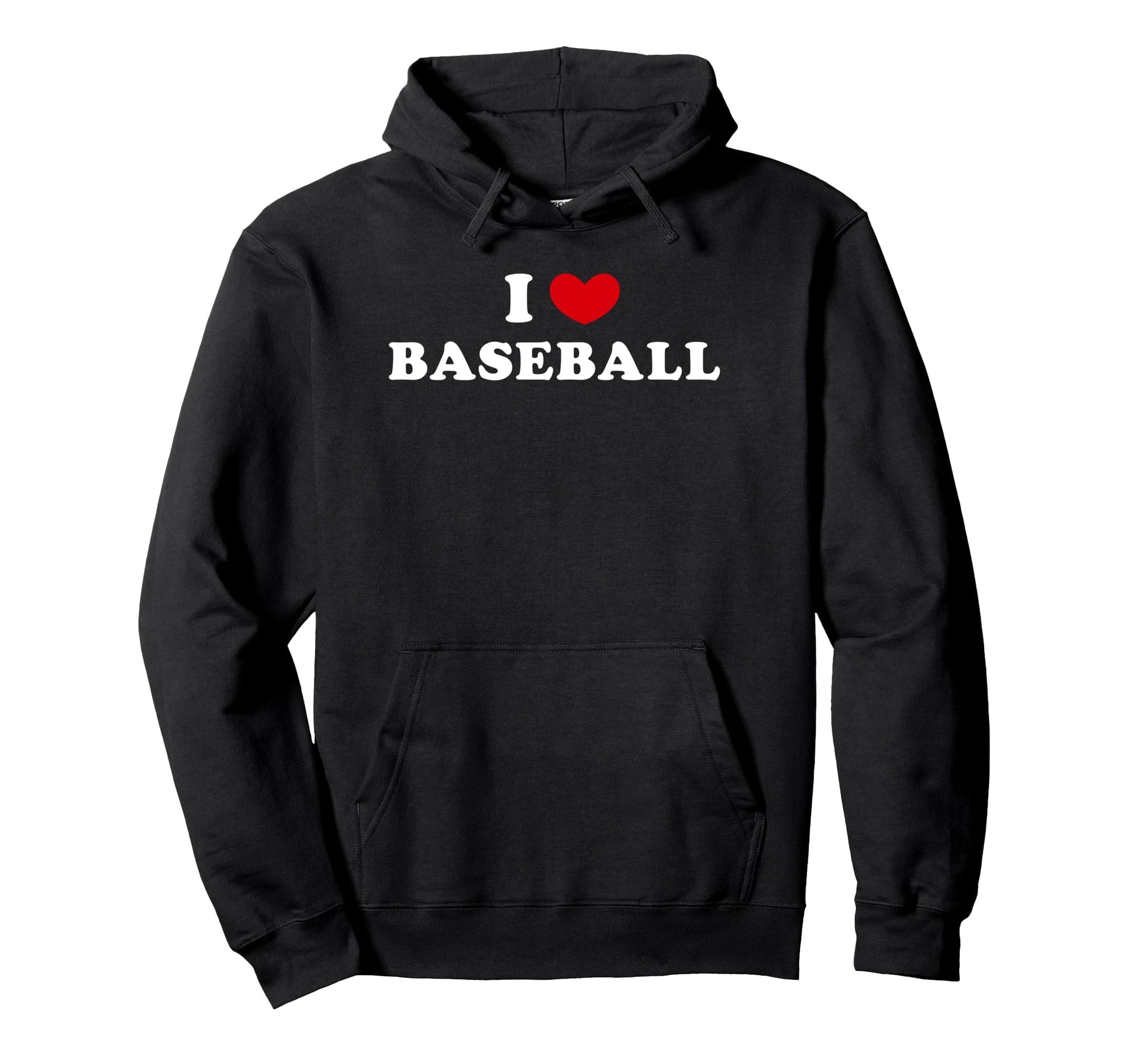 I Love Baseball I Heart Baseball Hoodie - Casual Everyday Wear Unisex - T-Shirt, Sweatshirt, Hoodie