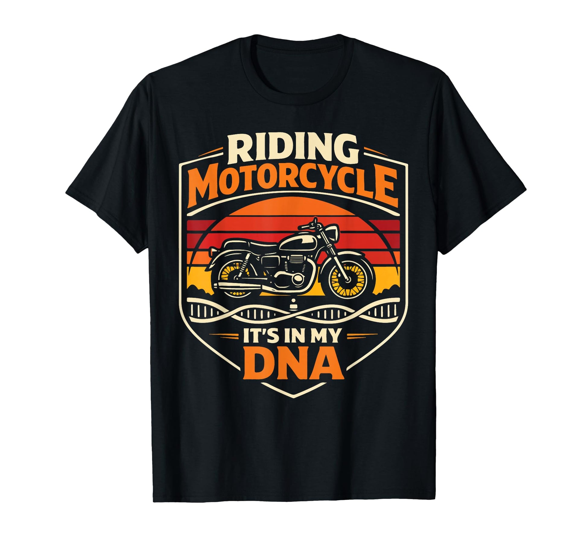 Motorcycle Biker Riding Motorcycle T-Shirt - Custom Art Print for Adults - T-Shirt, Sweatshirt, Hoodie