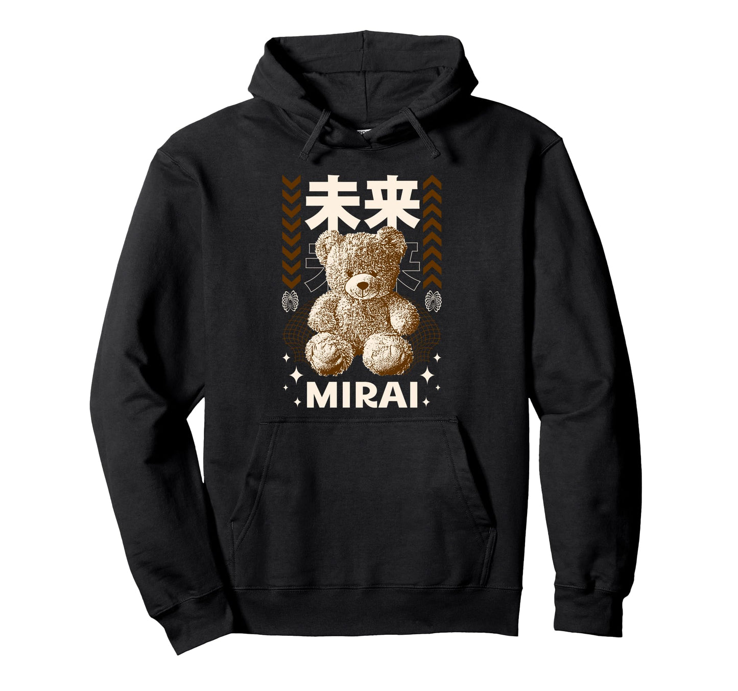 Y2K Bear Bold Urban Graffiti Aesthetic Hoodie - Novelty Apparel Unisex - T-Shirt, Sweatshirt, Hoodie