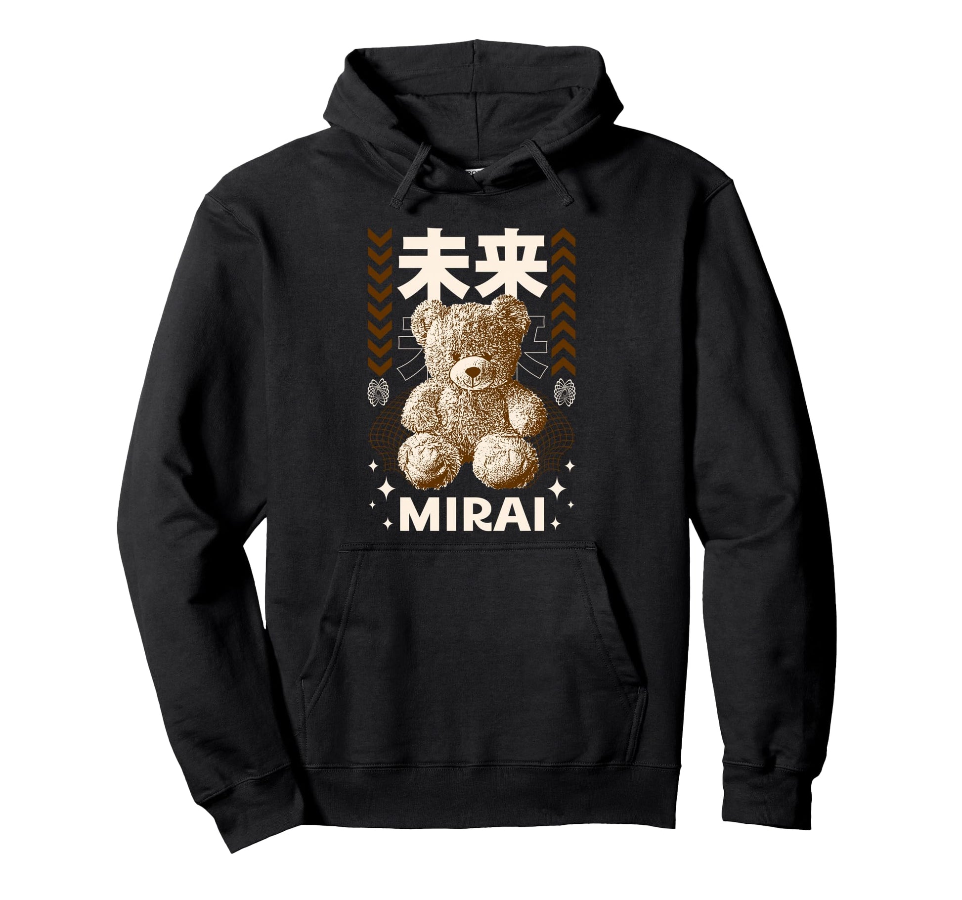 Y2K Bear Bold Urban Graffiti Aesthetic Hoodie - Novelty Apparel Unisex - T-Shirt, Sweatshirt, Hoodie