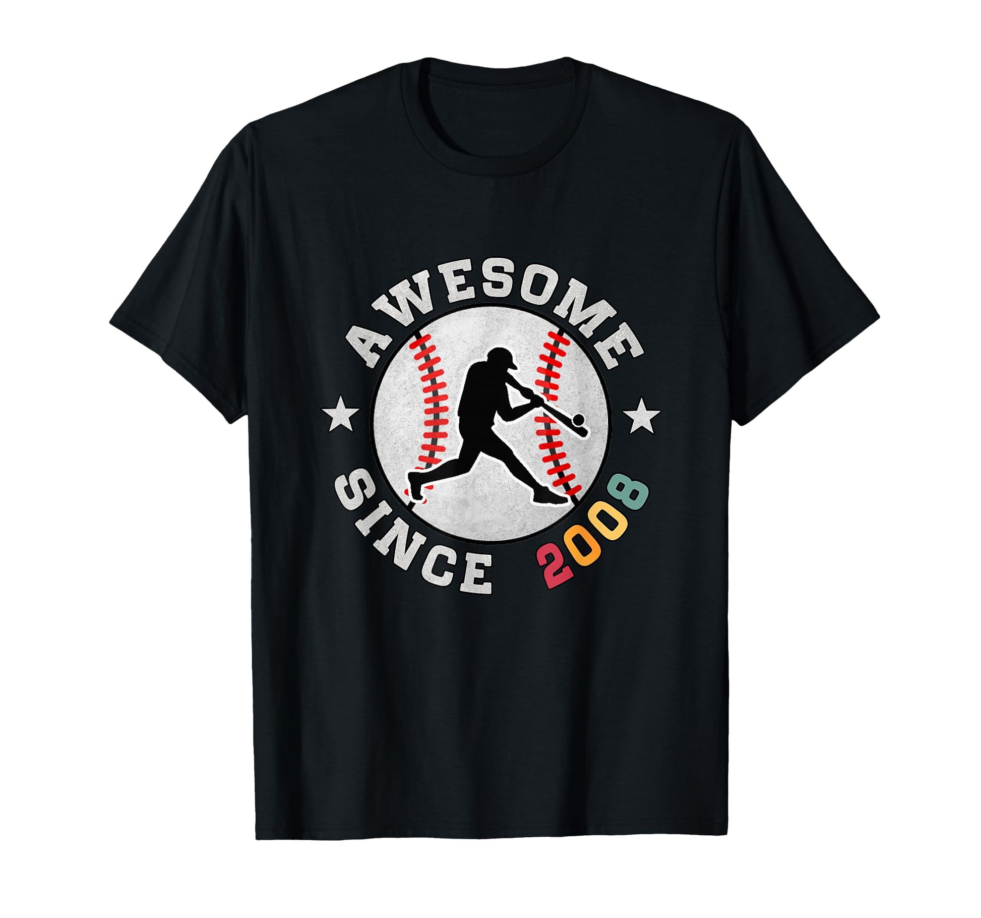 Birthday Baseball Lover Gift 18 Years T-Shirt - Unique Graphic for Adults - T-Shirt, Sweatshirt, Hoodie