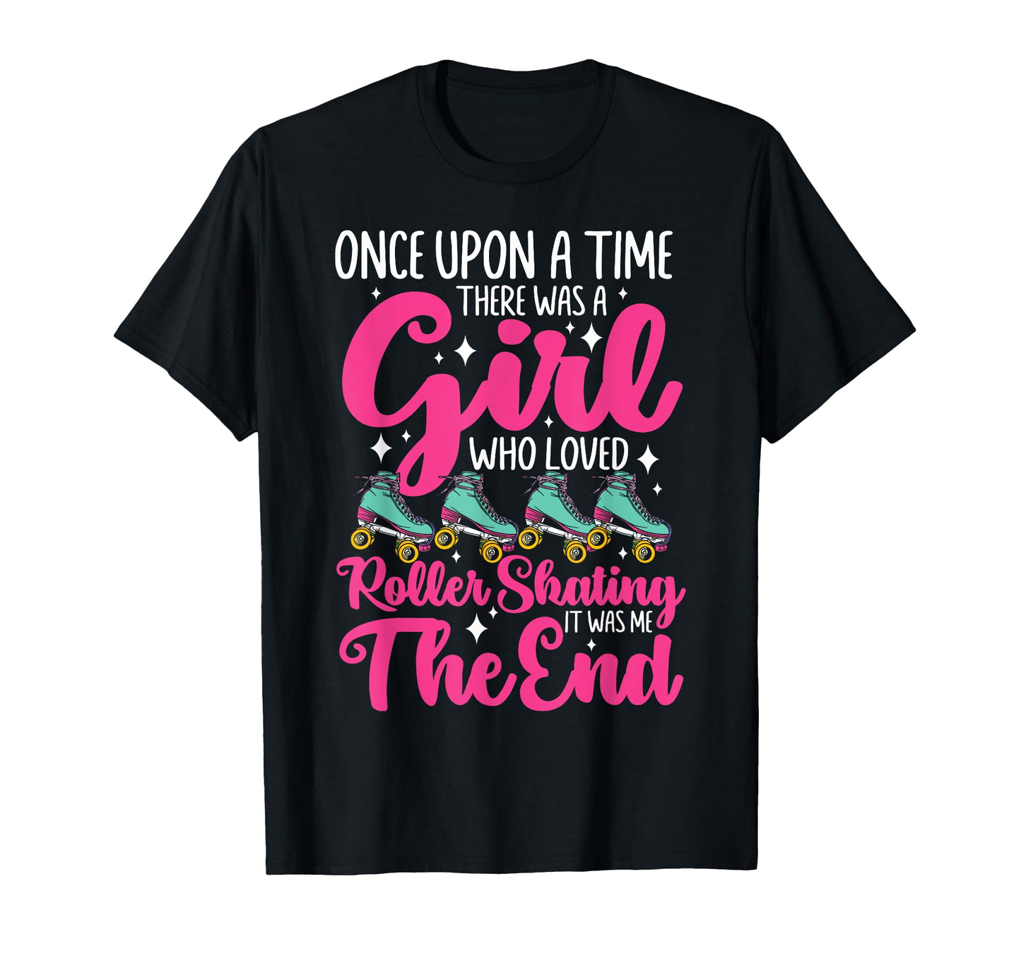 Roller Skating Skate 1970S Watercolor T-Shirt - Graphic Print Men Women - T-Shirt, Sweatshirt, Hoodie