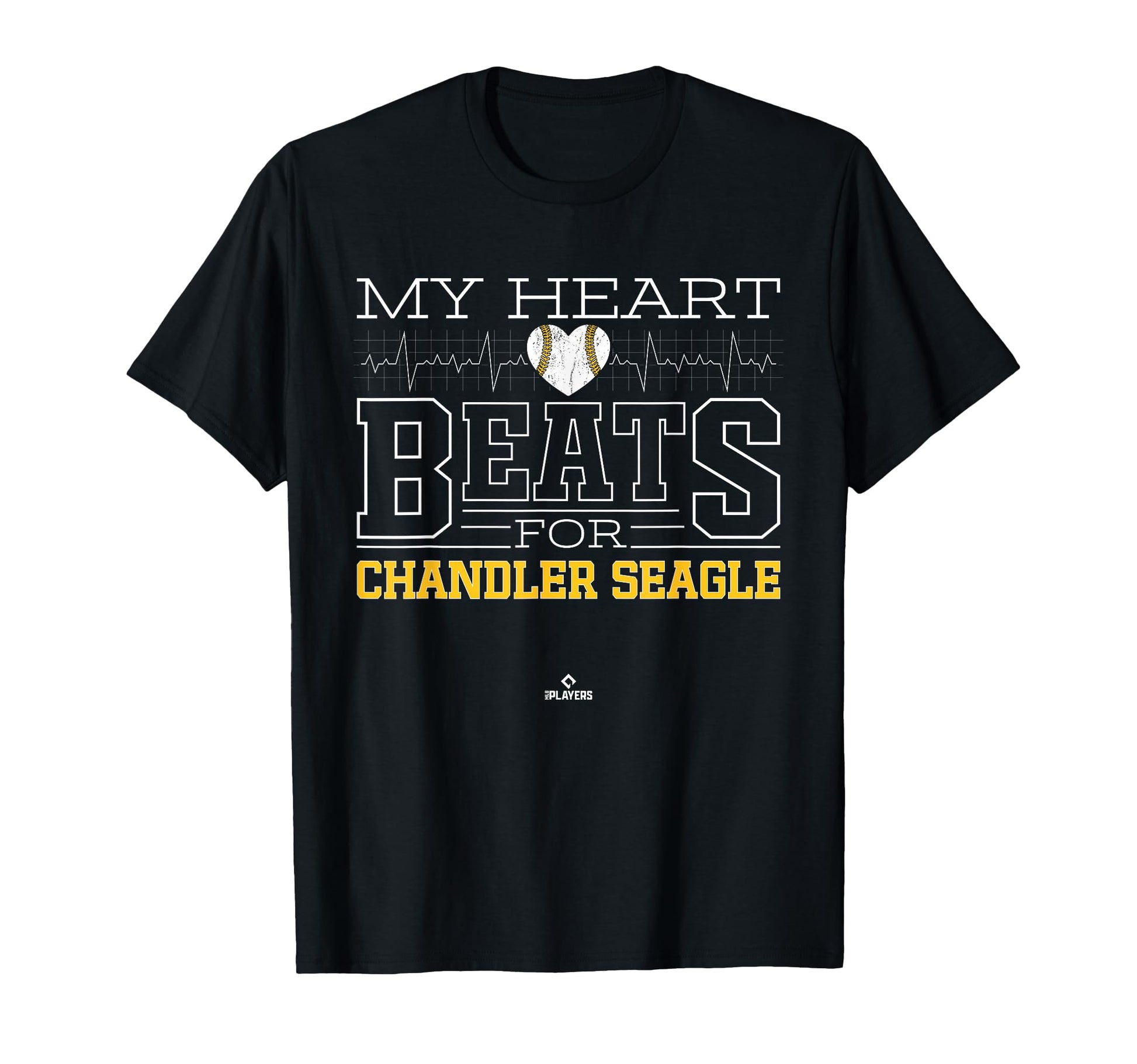 My Heart Beats Chandler Seagle T-Shirt - Minimalist Print for Adults - T-Shirt, Sweatshirt, Hoodie