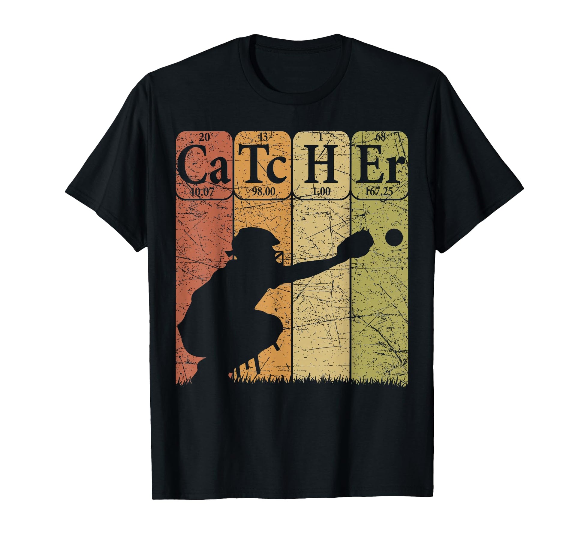 Baseball Periodic Table Elements T-Shirt - Aesthetic Graphic for Adults - T-Shirt, Sweatshirt, Hoodie