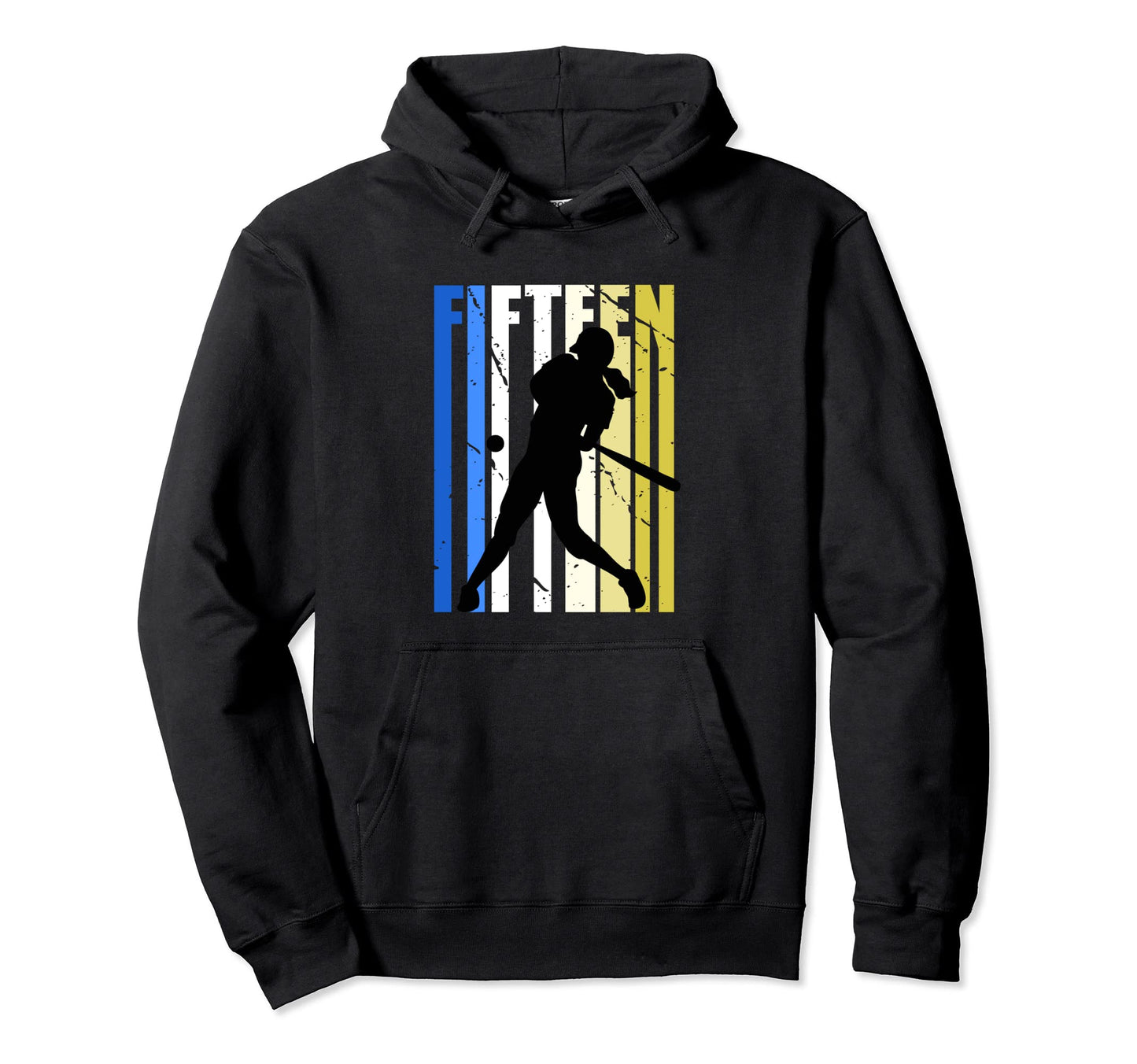 Baseball 15Th Birthday Sports Fans Hoodie - Streetwear Style Unisex - T-Shirt, Sweatshirt, Hoodie