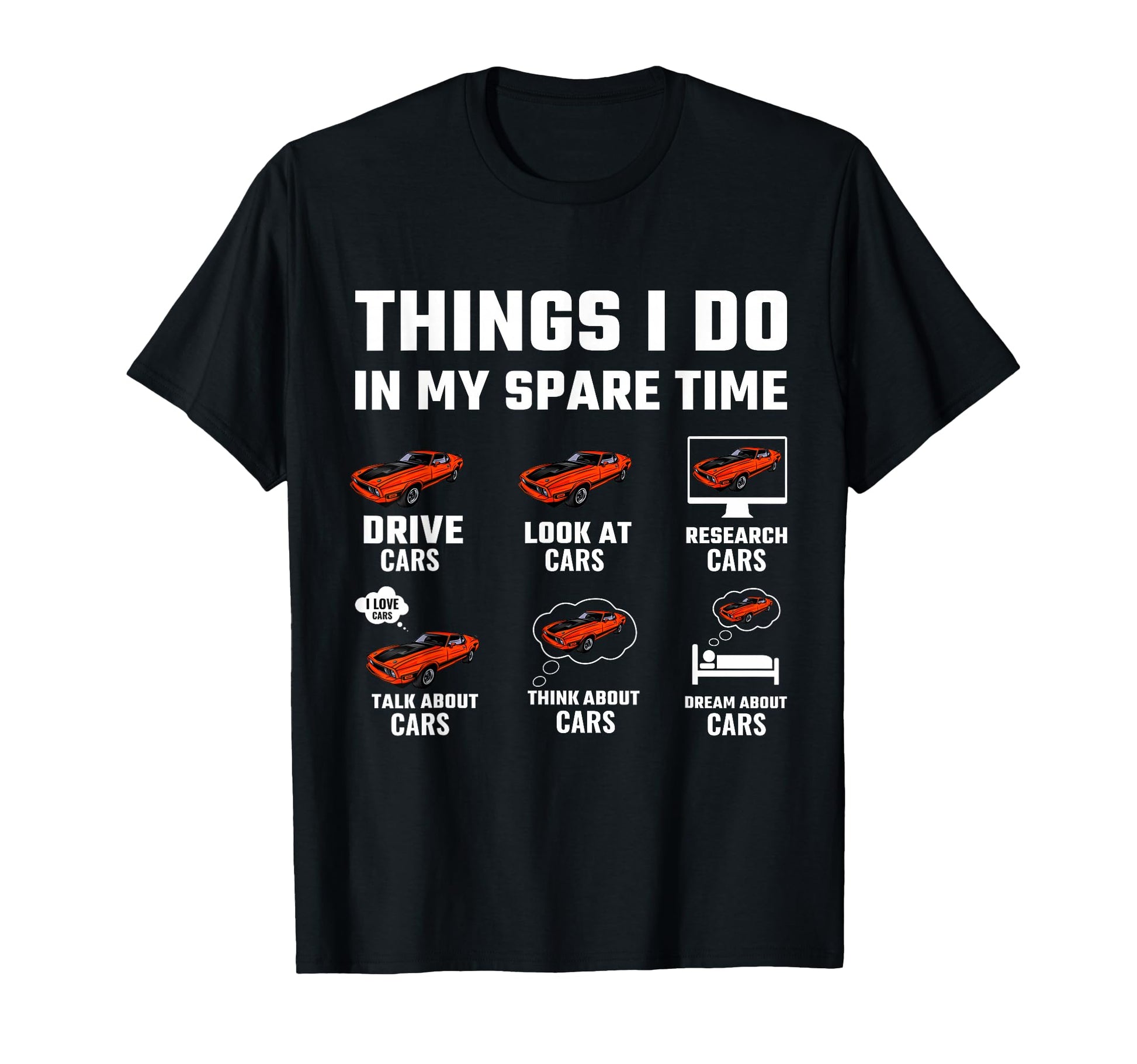 Things I Do My Spare Time Funny T-Shirt - Casual Everyday Wear for Adults - T-Shirt, Sweatshirt, Hoodie