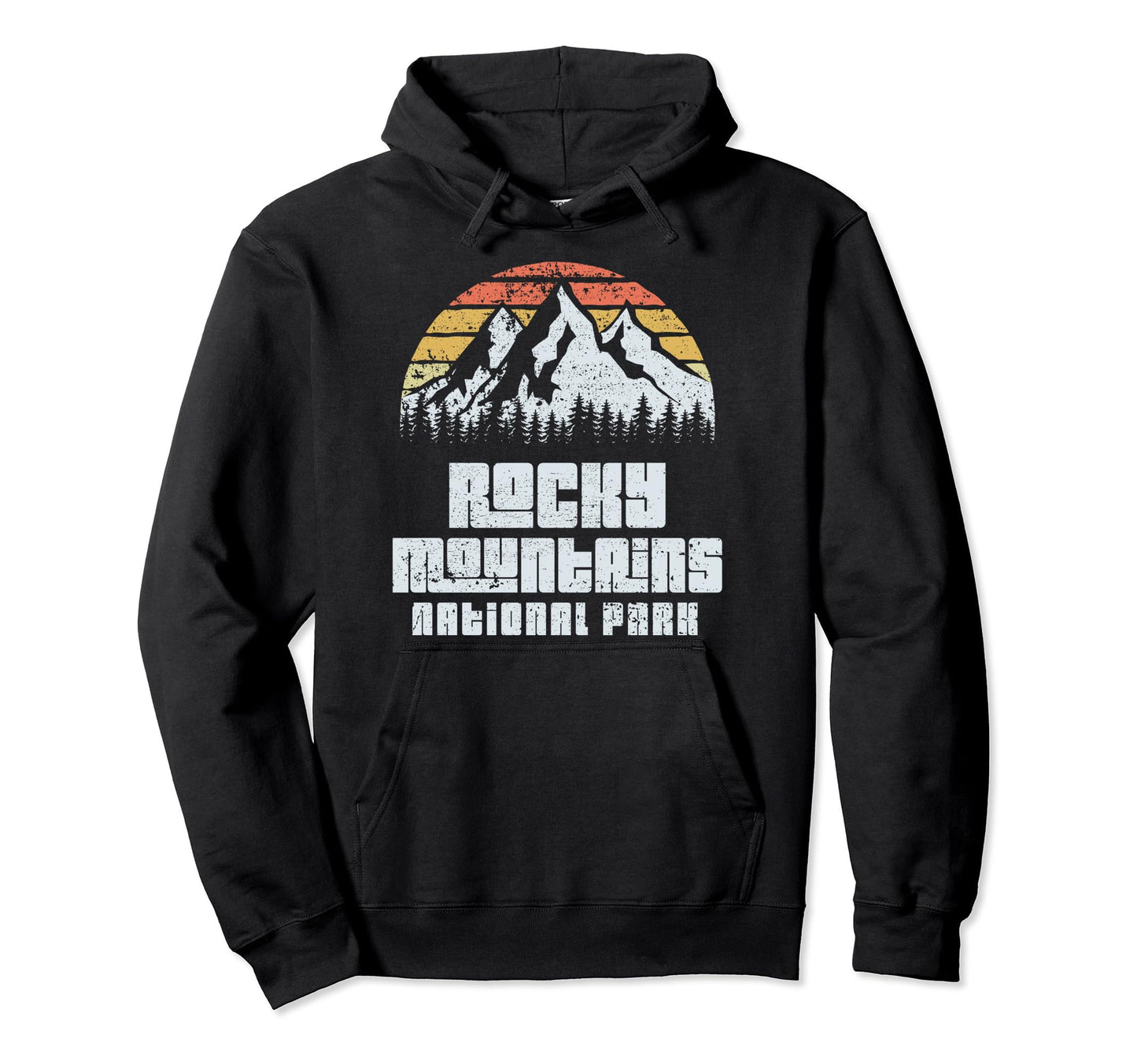 Rocky Mountains Colorado National Park Hoodie - Custom Art Print Unisex - T-Shirt, Sweatshirt, Hoodie