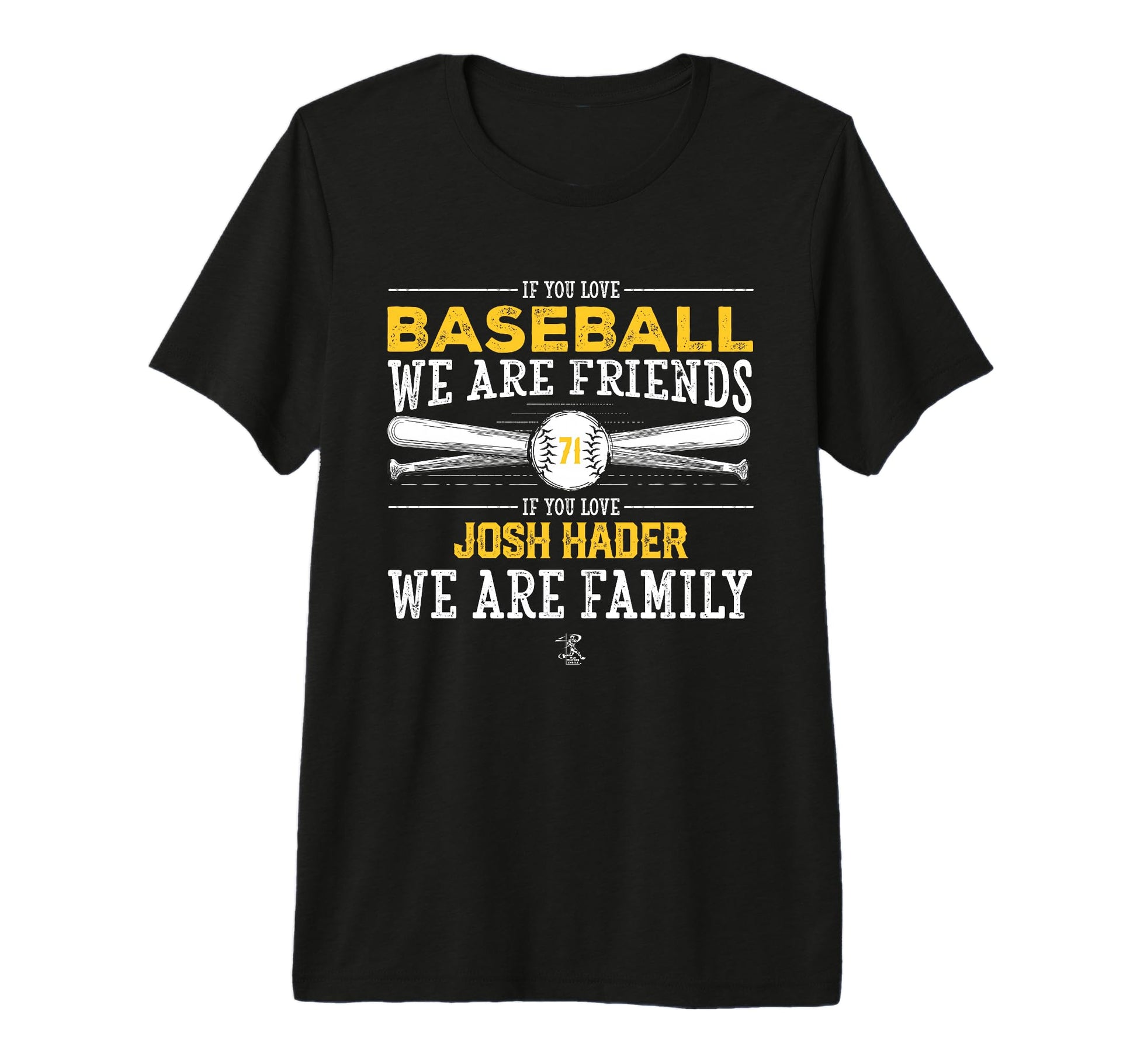 Josh Hader If You Love Baseball Tri T-Shirt - Unique Graphic for Adults - T-Shirt, Sweatshirt, Hoodie