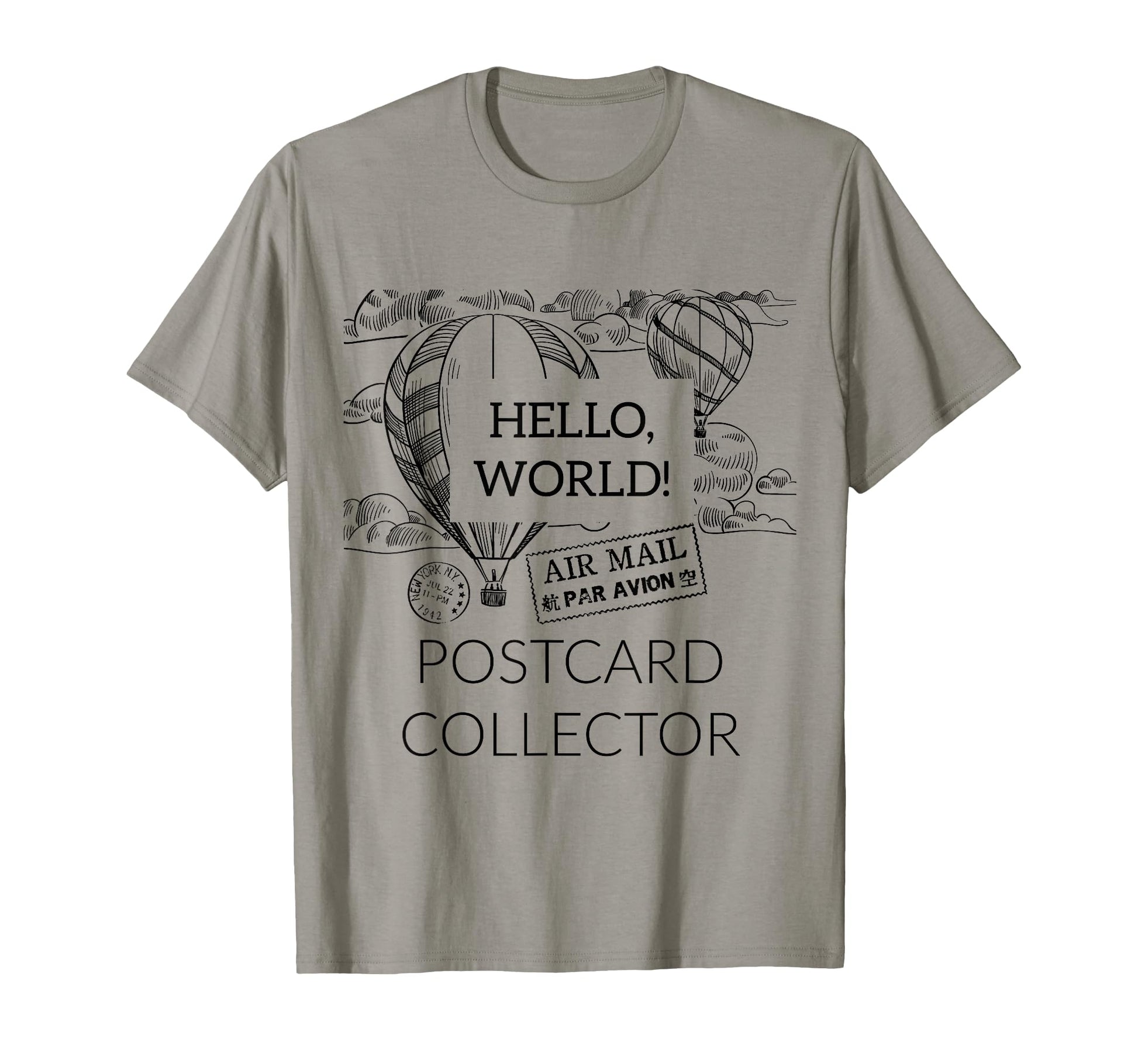 Postcard Collector Deltiologist Hobby T-Shirt - Fun Novelty Design Unisex - T-Shirt, Sweatshirt, Hoodie