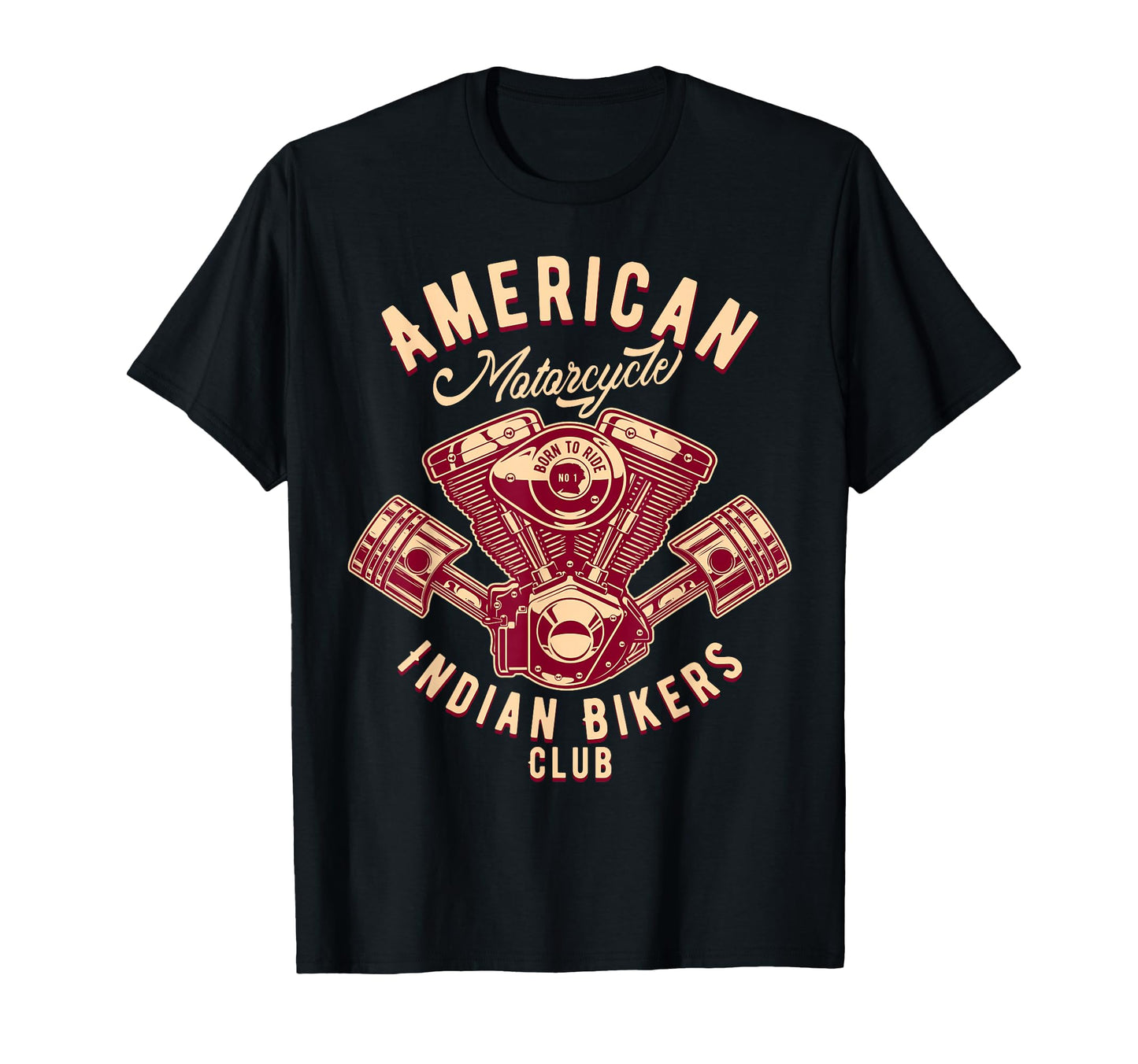 Native American Motorcycle Indian Bikers T-Shirt - Graphic Print Men Women - T-Shirt, Sweatshirt, Hoodie
