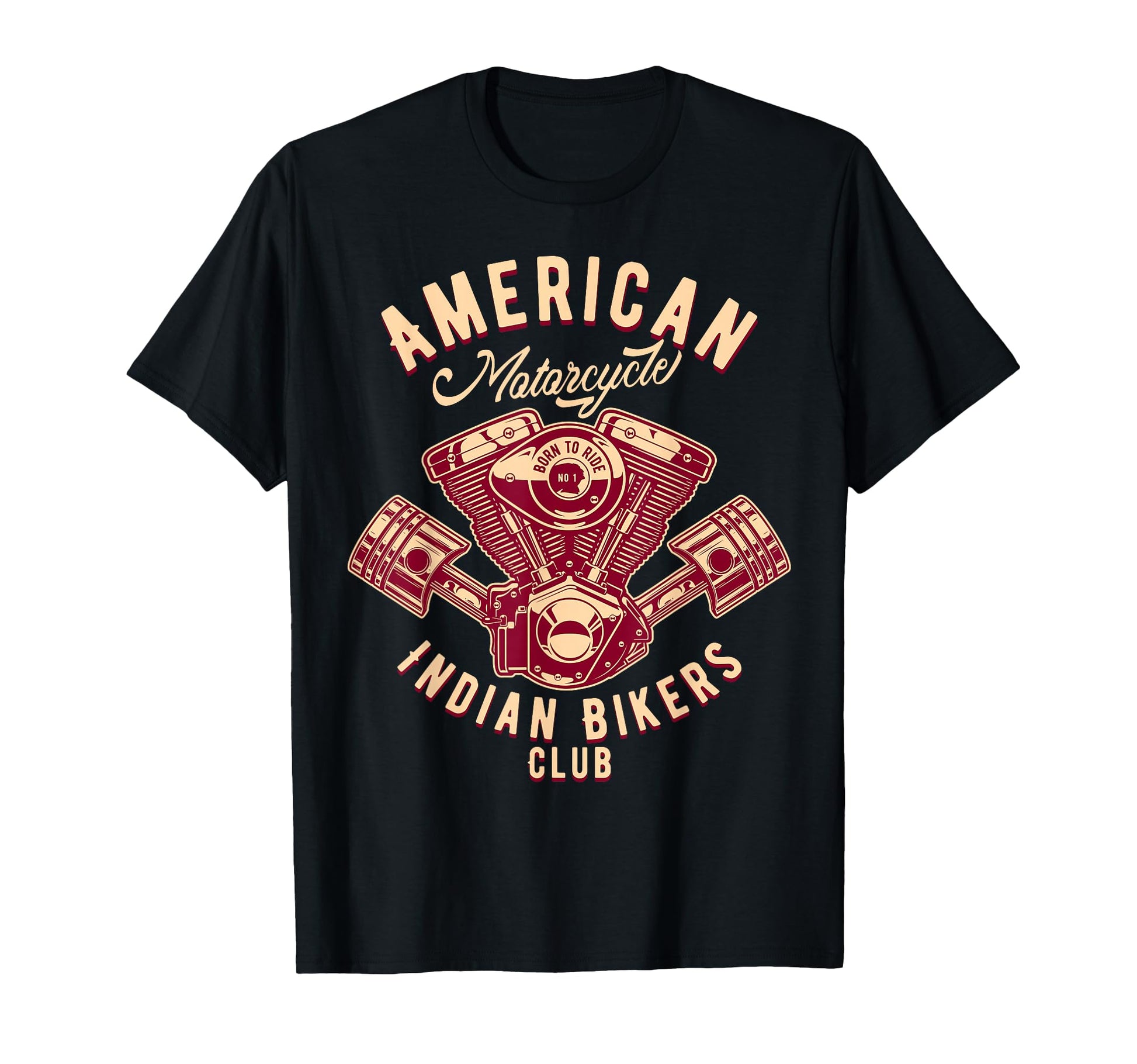 Native American Motorcycle Indian Bikers T-Shirt - Graphic Print Men Women - T-Shirt, Sweatshirt, Hoodie