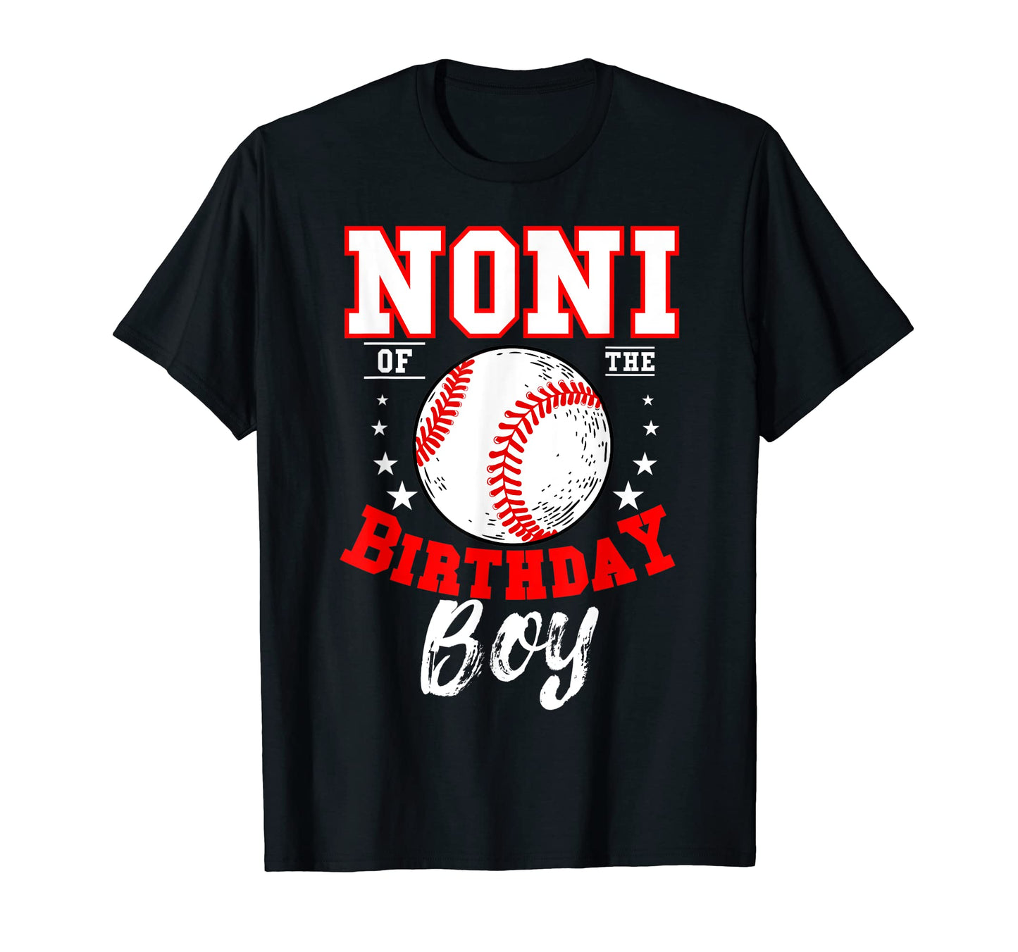 Noni Birthday Baseball Theme Bday T-Shirt - Aesthetic Graphic Men Women - T-Shirt, Sweatshirt, Hoodie