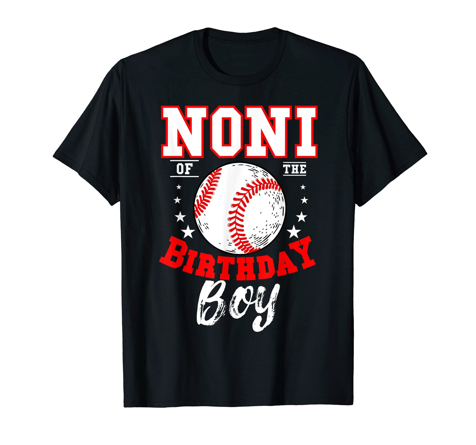 Noni Birthday Baseball Theme Bday T-Shirt - Aesthetic Graphic Men Women - T-Shirt, Sweatshirt, Hoodie