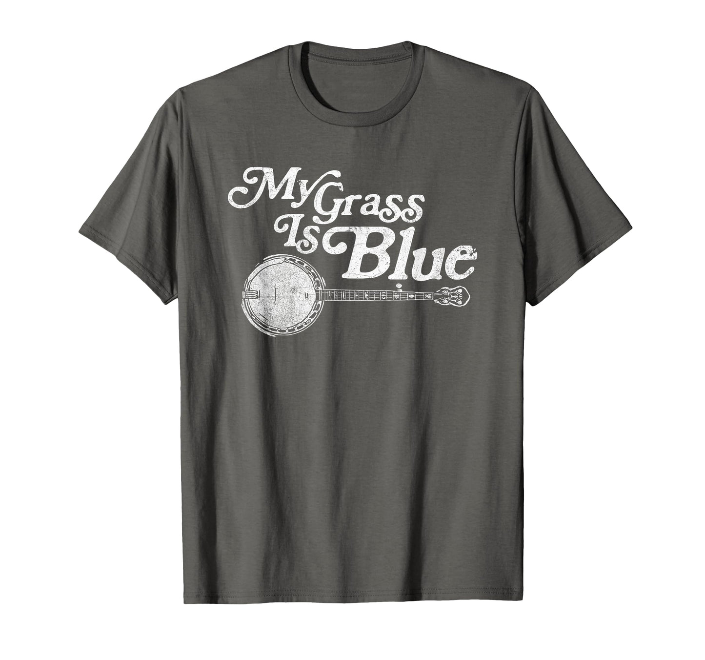My Grass Is Blue Banjo Bluegrass T-Shirt - Streetwear Style for Adults - T-Shirt, Sweatshirt, Hoodie