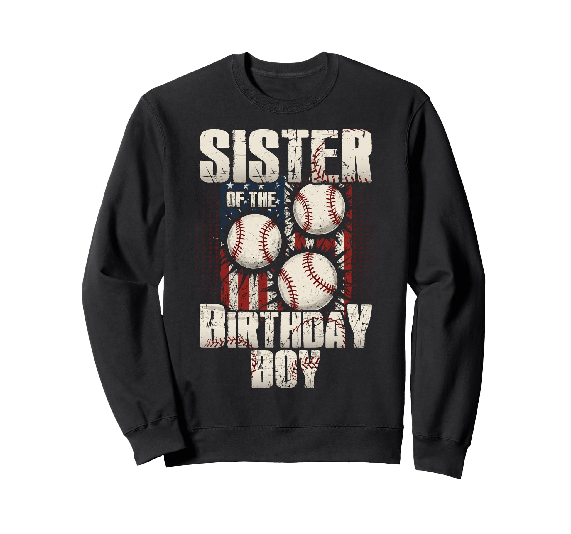 Sister Birthday Matching Baseball Sweatshirt - Trendy Graphic Unisex - T-Shirt, Sweatshirt, Hoodie