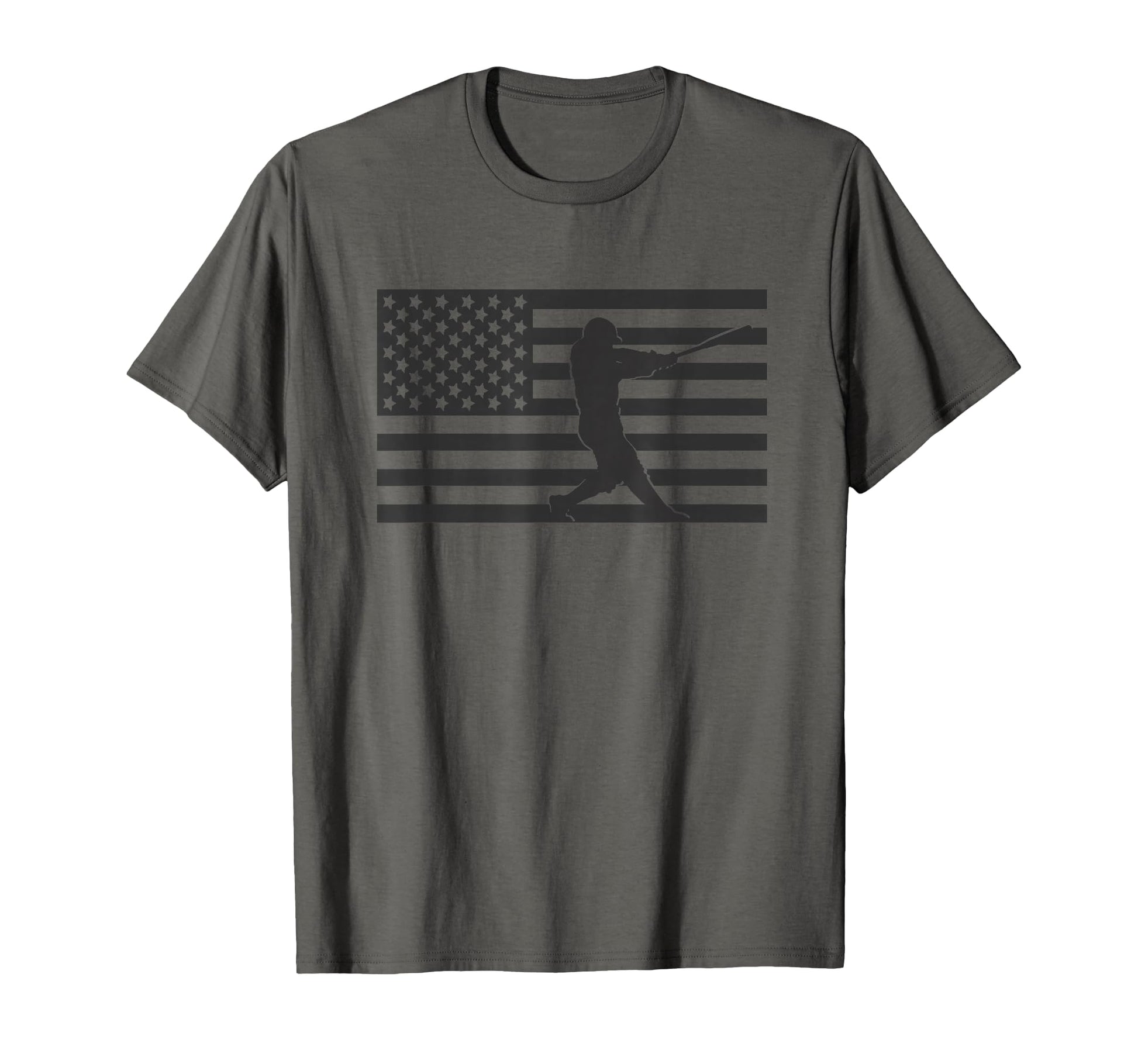 American Flag Baseball Baseball T-Shirt - Trendy Graphic Unisex - T-Shirt, Sweatshirt, Hoodie