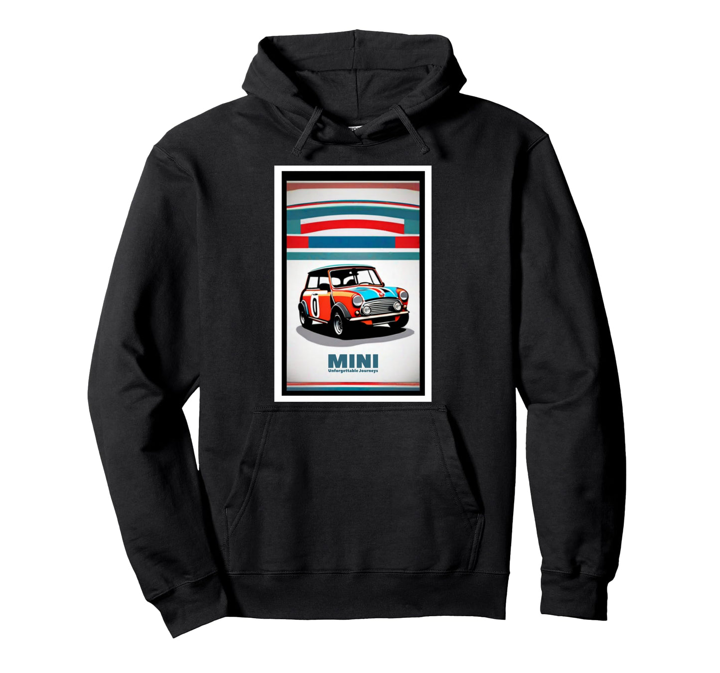 Racing Mini Hoodie - Graphic Print for Adults - T-Shirt, Sweatshirt, Hoodie
