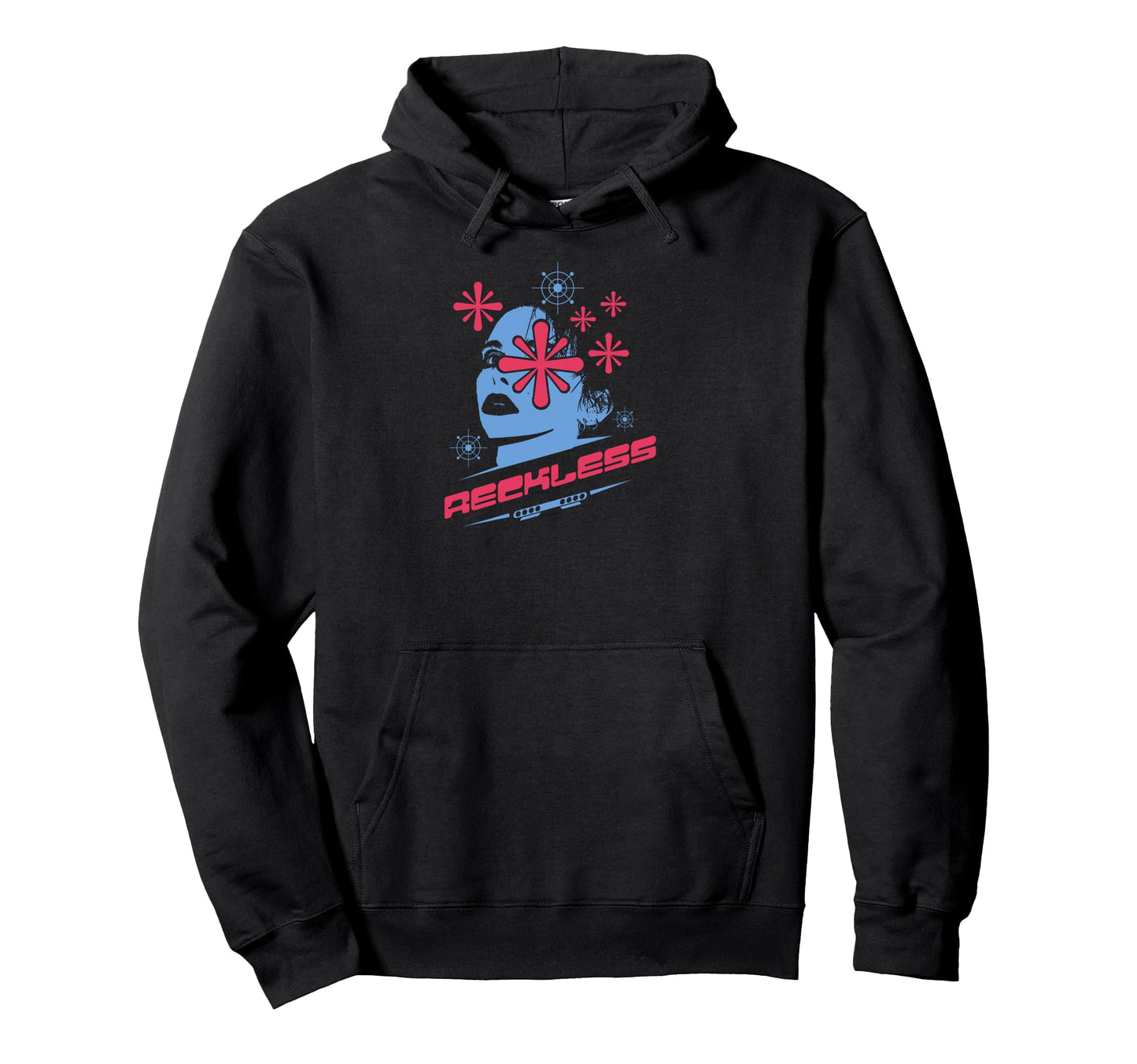 Y2K Reckless Bold Urban Graffiti Hoodie - Custom Art Print Men Women - T-Shirt, Sweatshirt, Hoodie