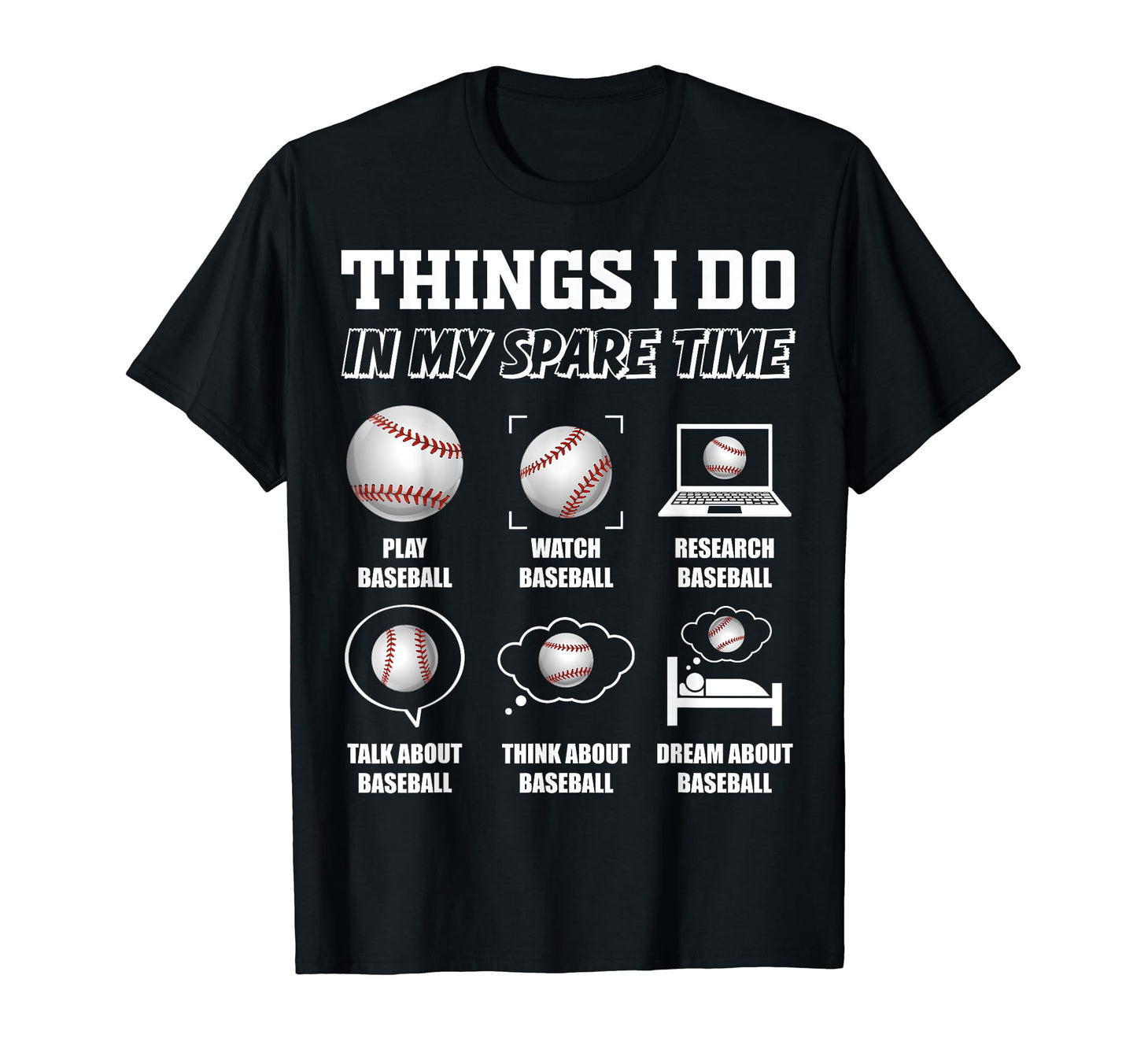 Things I Do My Spare Time Funny T-Shirt - Aesthetic Graphic for Adults - T-Shirt, Sweatshirt, Hoodie