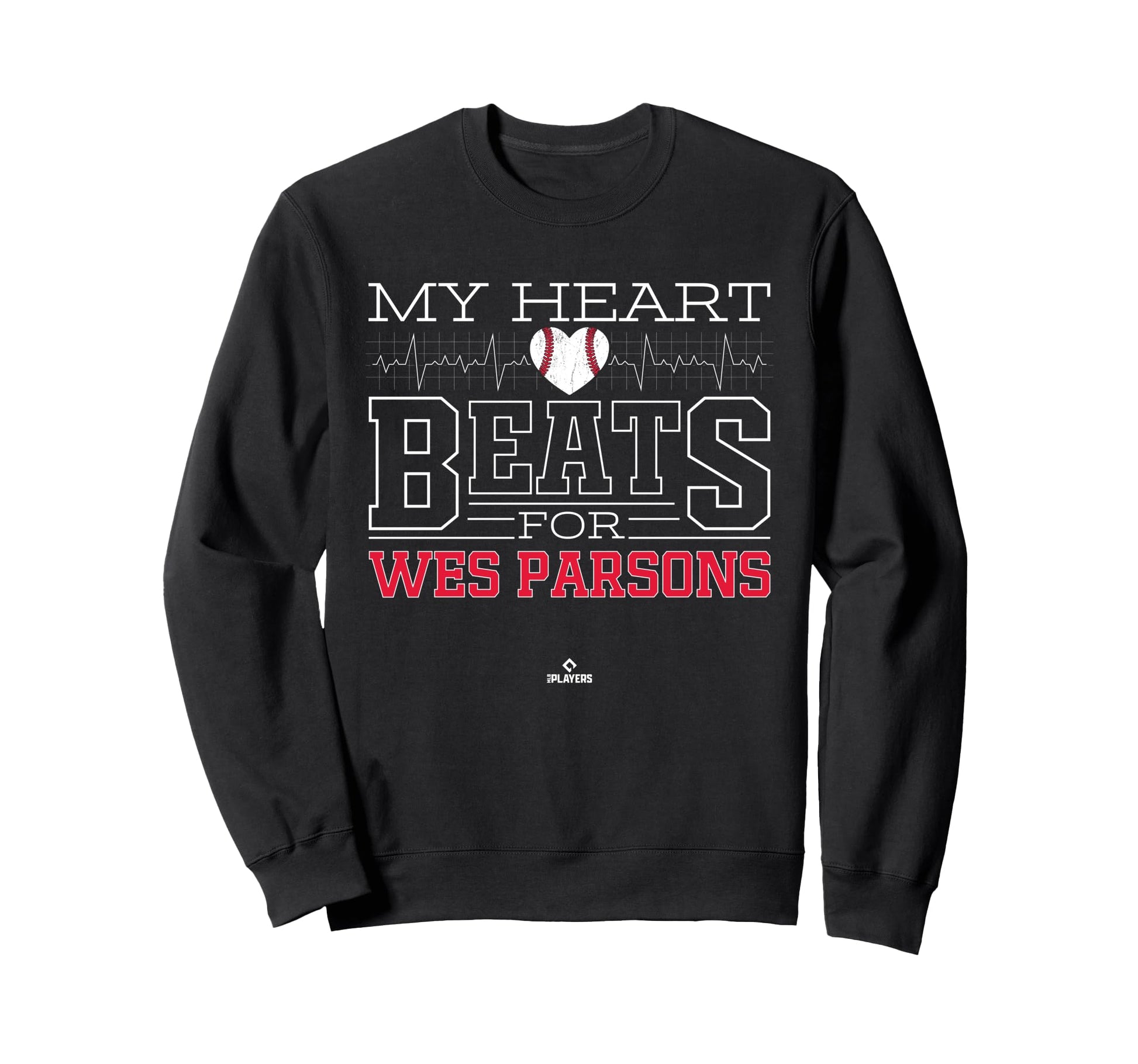 My Heart Beats Wes Parsons Sweatshirt - Fun Novelty Design for Adults - T-Shirt, Sweatshirt, Hoodie