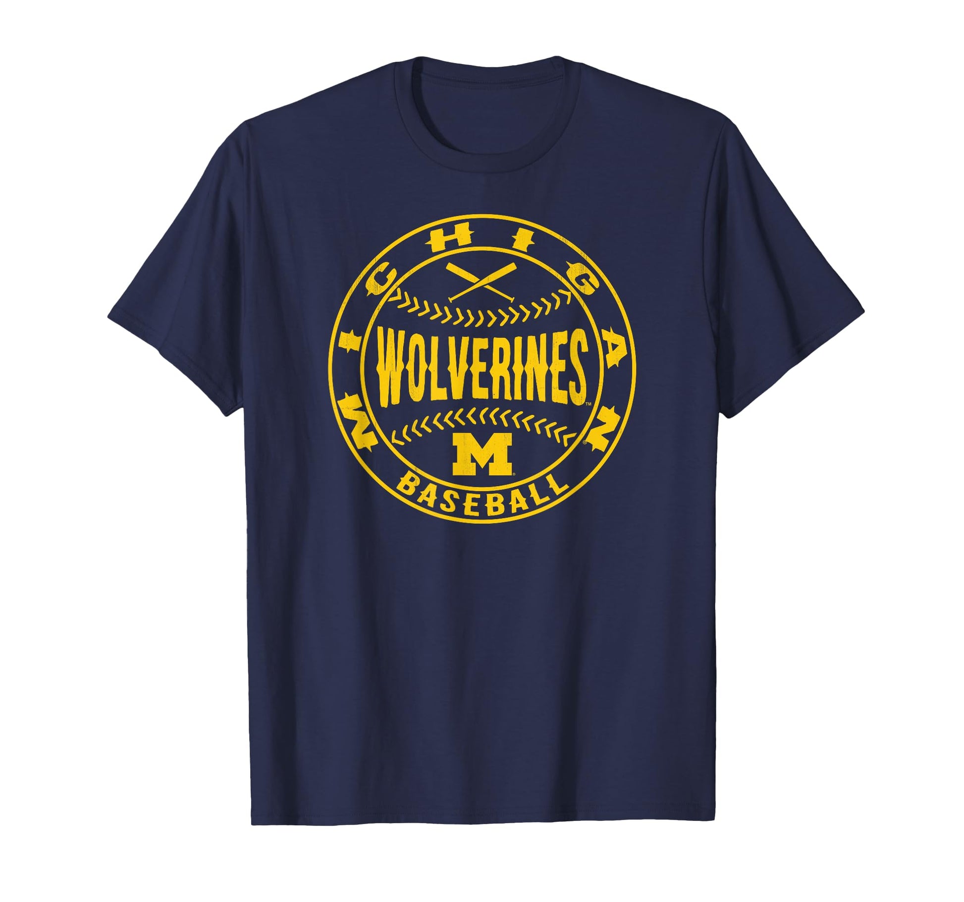 Michigan Wolverines Baseball Homerun T-Shirt - Unique Graphic for Adults - T-Shirt, Sweatshirt, Hoodie