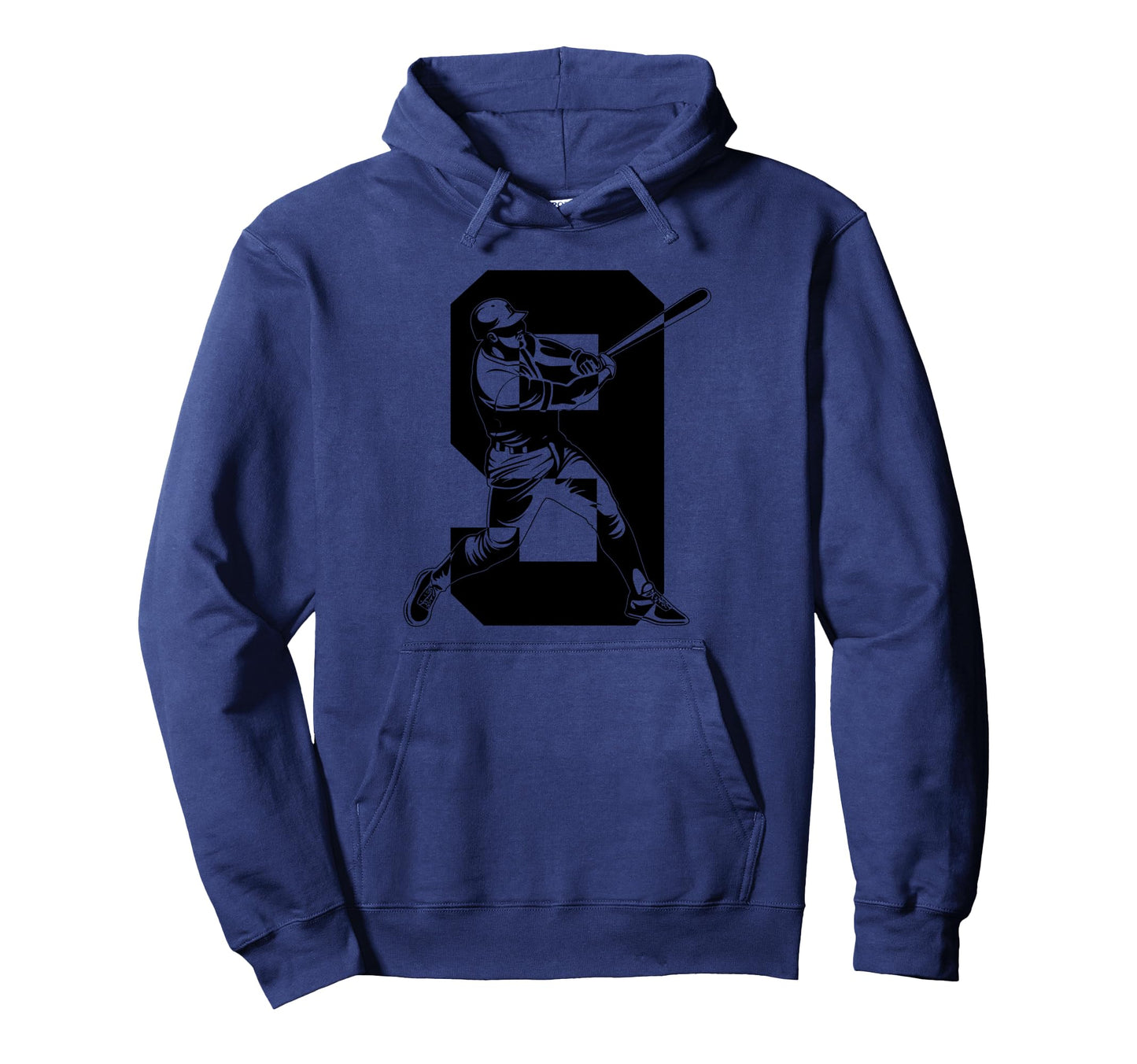 Number 9 Years Baseball 9Th Birthday Hoodie - Unique Graphic Men Women - T-Shirt, Sweatshirt, Hoodie