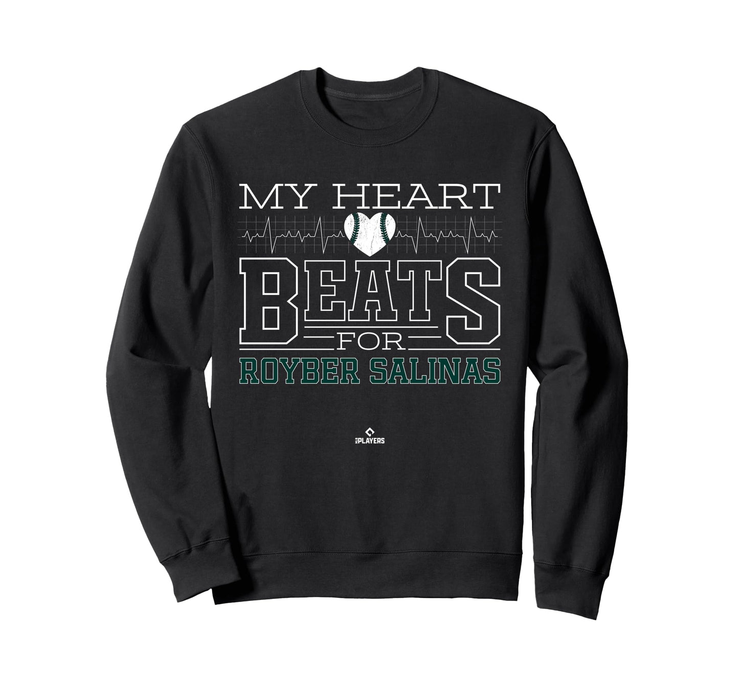 My Heart Beats Royber Salinas Sweatshirt - Aesthetic Graphic for Adults - T-Shirt, Sweatshirt, Hoodie