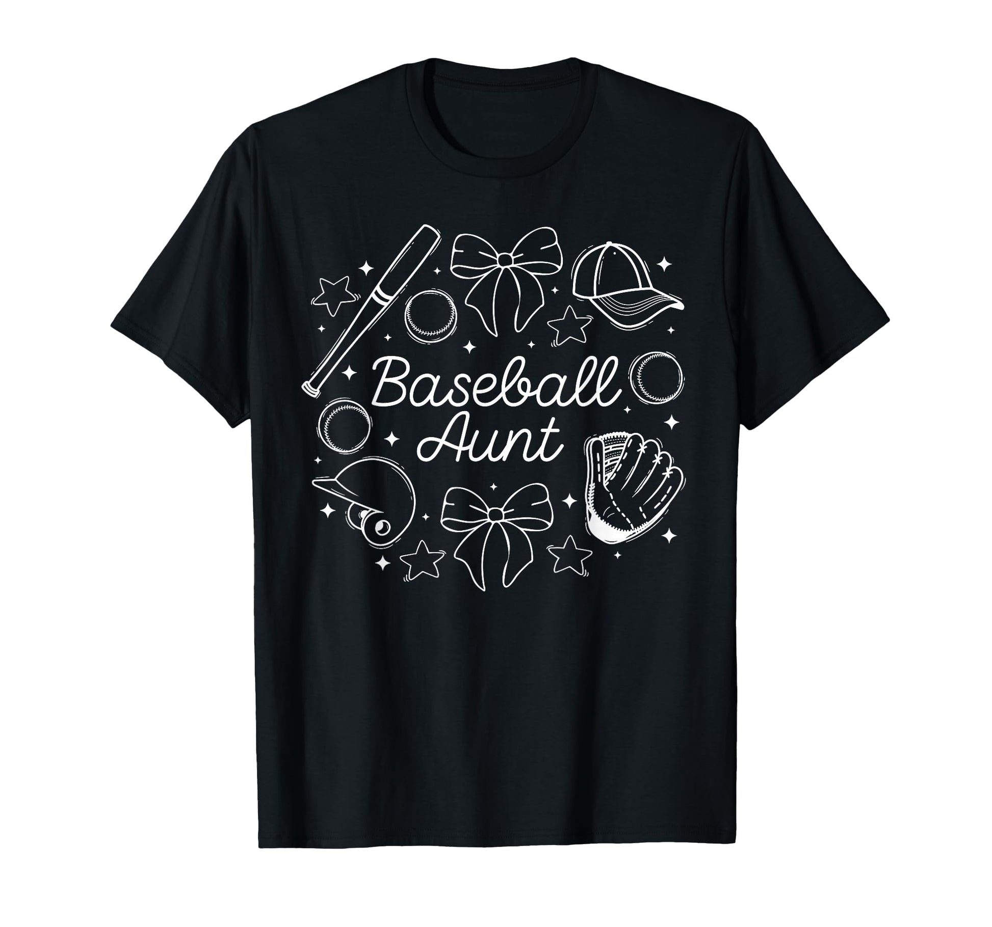 Baseball Aunt Coquette Aunt Baseball T-Shirt - Novelty Apparel Unisex - T-Shirt, Sweatshirt, Hoodie