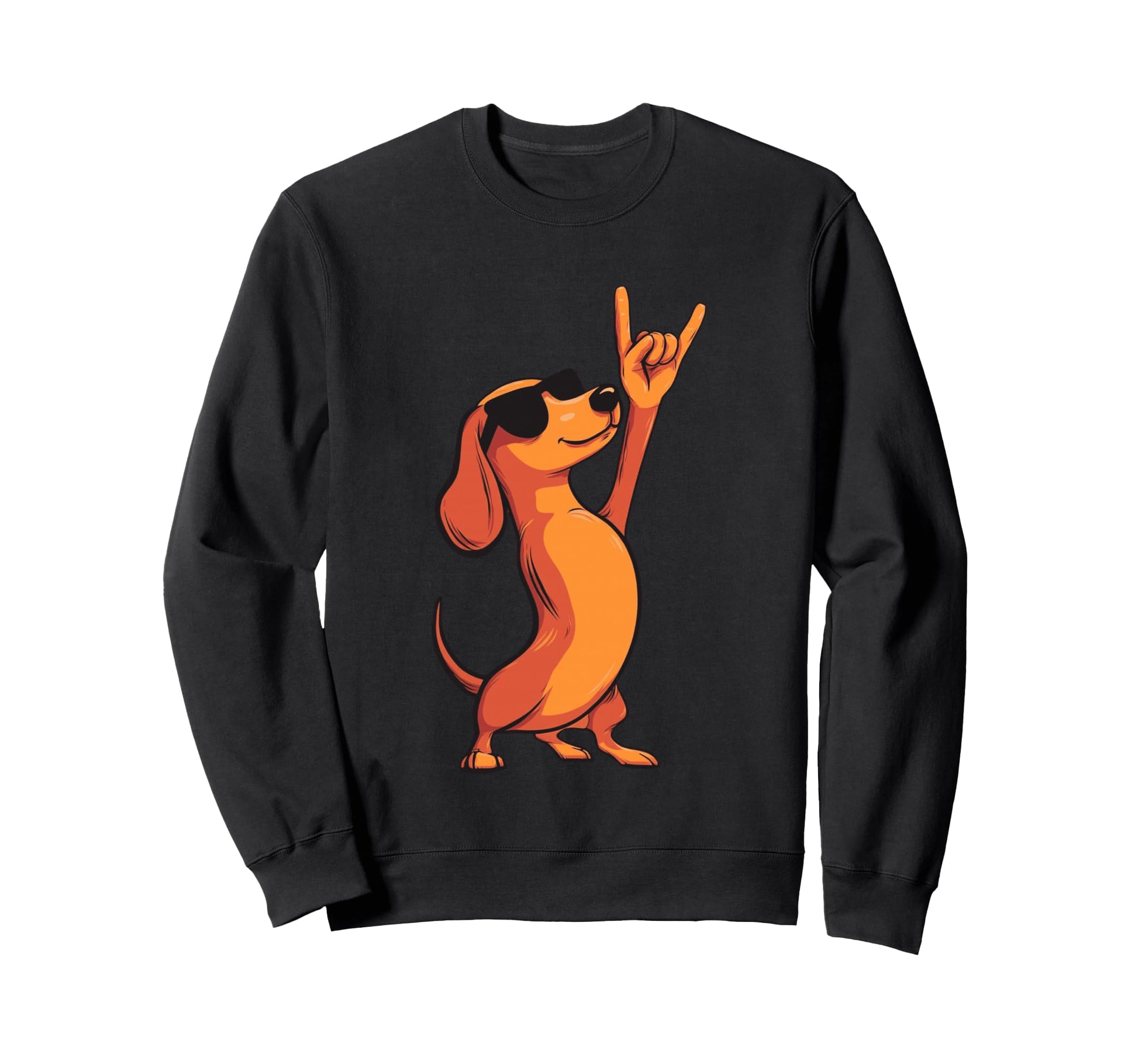 Dachshund Dog Wiener Sausage Sweatshirt - Casual Everyday Wear for Adults - T-Shirt, Sweatshirt, Hoodie