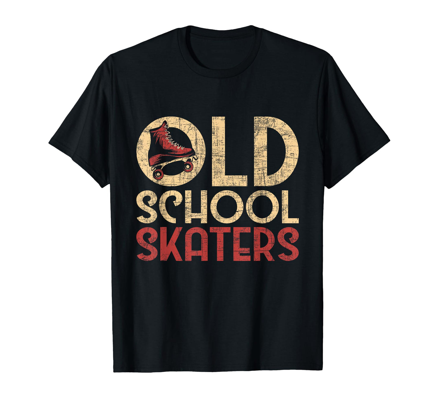 Old School Skaters Roller Skating Roller T-Shirt - Custom Art Print Unisex - T-Shirt, Sweatshirt, Hoodie