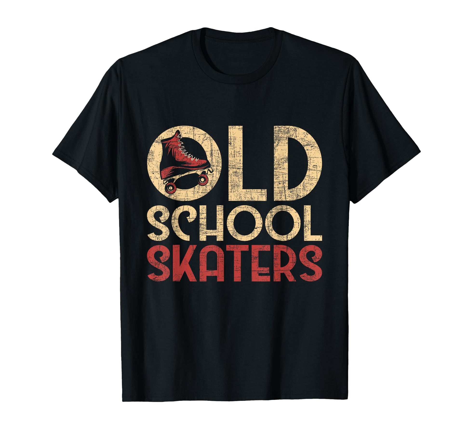 Old School Skaters Roller Skating Roller T-Shirt - Custom Art Print Unisex - T-Shirt, Sweatshirt, Hoodie
