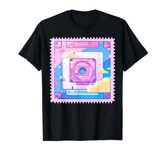 90S Floppy Disk Y2K Pastel Aesthetic T-Shirt - Fun Novelty Design Unisex - T-Shirt, Sweatshirt, Hoodie