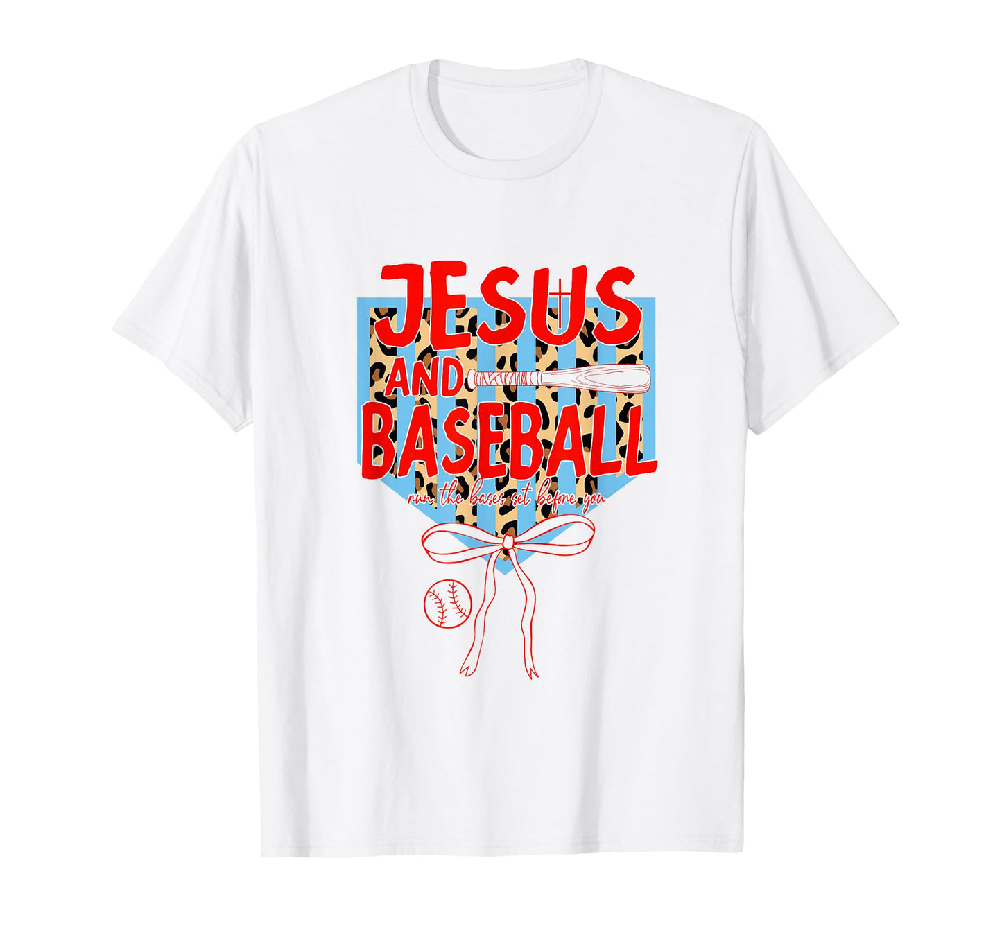 Jesus And Baseball Coquette T-Shirt - Streetwear Style for Adults - T-Shirt, Sweatshirt, Hoodie