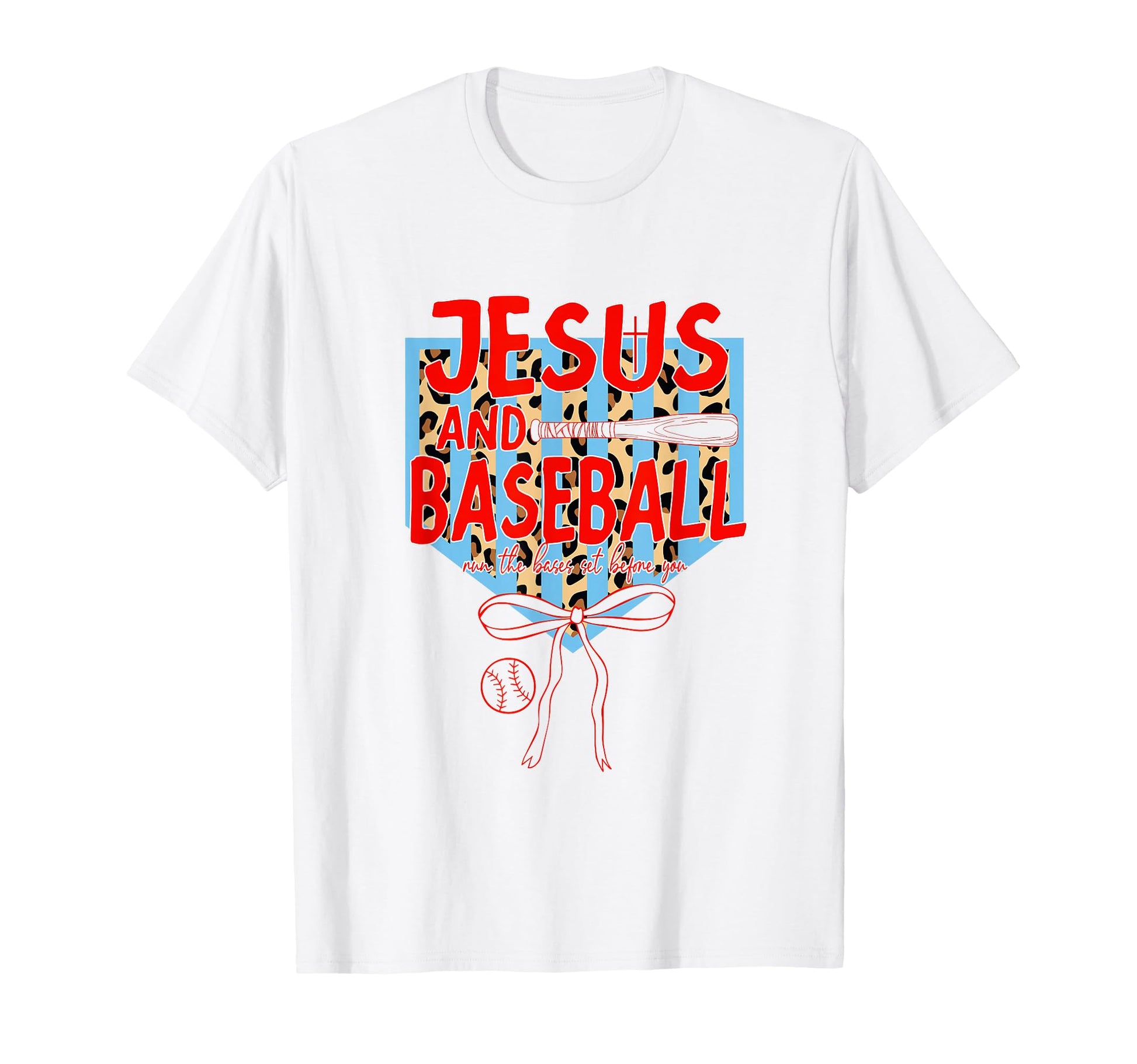 Jesus And Baseball Coquette T-Shirt - Streetwear Style for Adults - T-Shirt, Sweatshirt, Hoodie