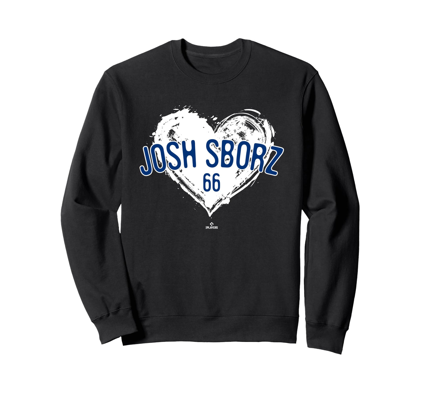 Distressed Heart Josh Sborz Sweatshirt - Fun Novelty Design for Adults - T-Shirt, Sweatshirt, Hoodie