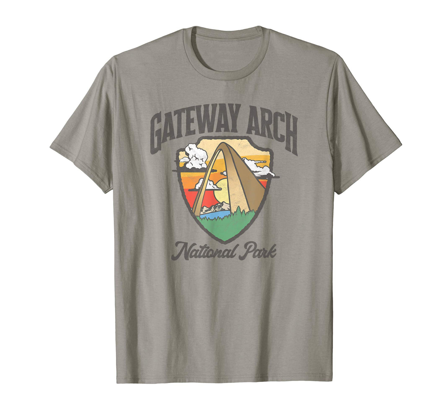 Gateway Arch National Park T-Shirt - Aesthetic Graphic Men Women - T-Shirt, Sweatshirt, Hoodie