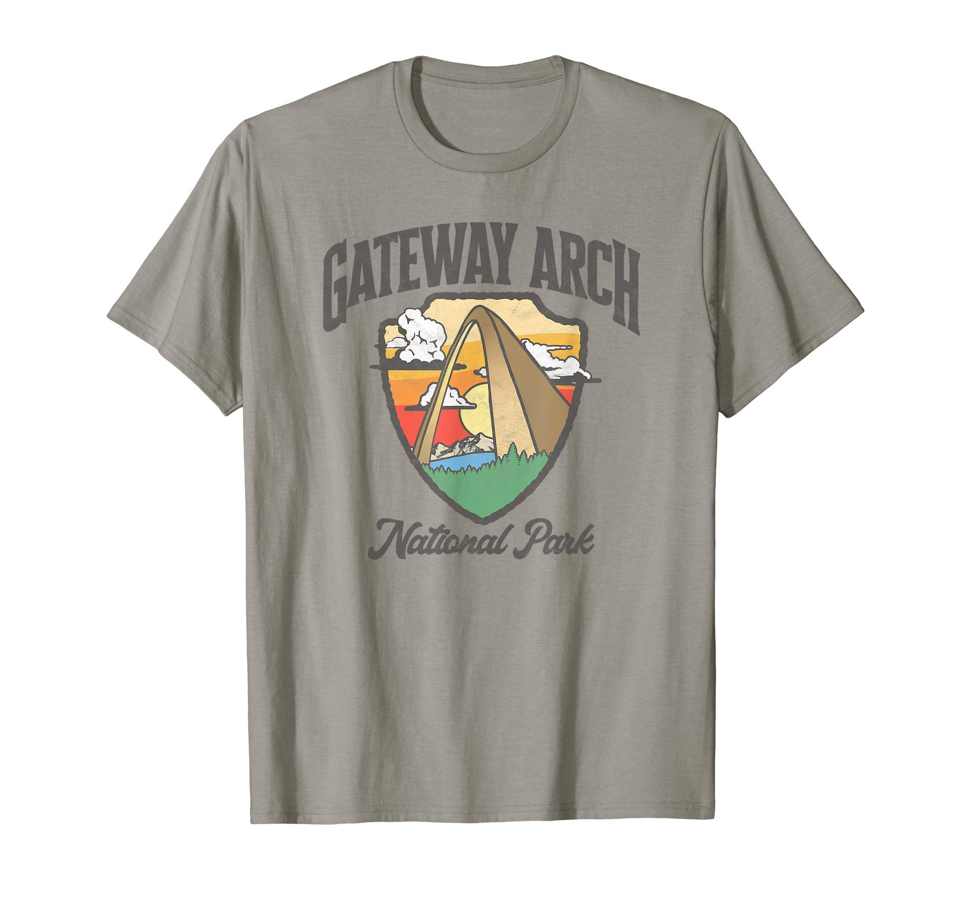 Gateway Arch National Park T-Shirt - Aesthetic Graphic Men Women - T-Shirt, Sweatshirt, Hoodie