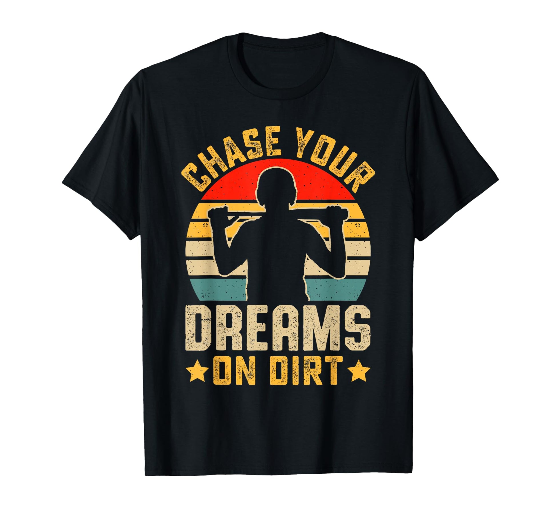 Softball Chase Your Dreams Dirt T-Shirt - Trendy Graphic Unisex - T-Shirt, Sweatshirt, Hoodie