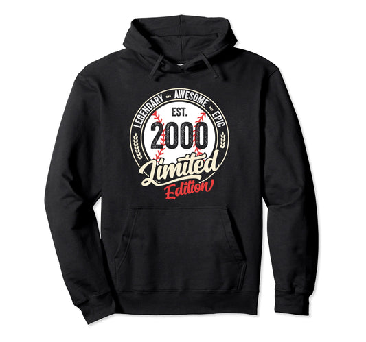 23 Years Old Bday 2000 23Rd Birthday Hoodie - Aesthetic Graphic Unisex - T-Shirt, Sweatshirt, Hoodie