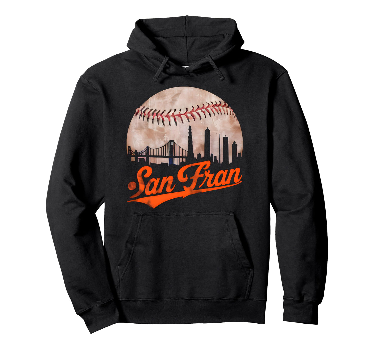 Distressed San Francisco California Hoodie - Unique Graphic Men Women - T-Shirt, Sweatshirt, Hoodie