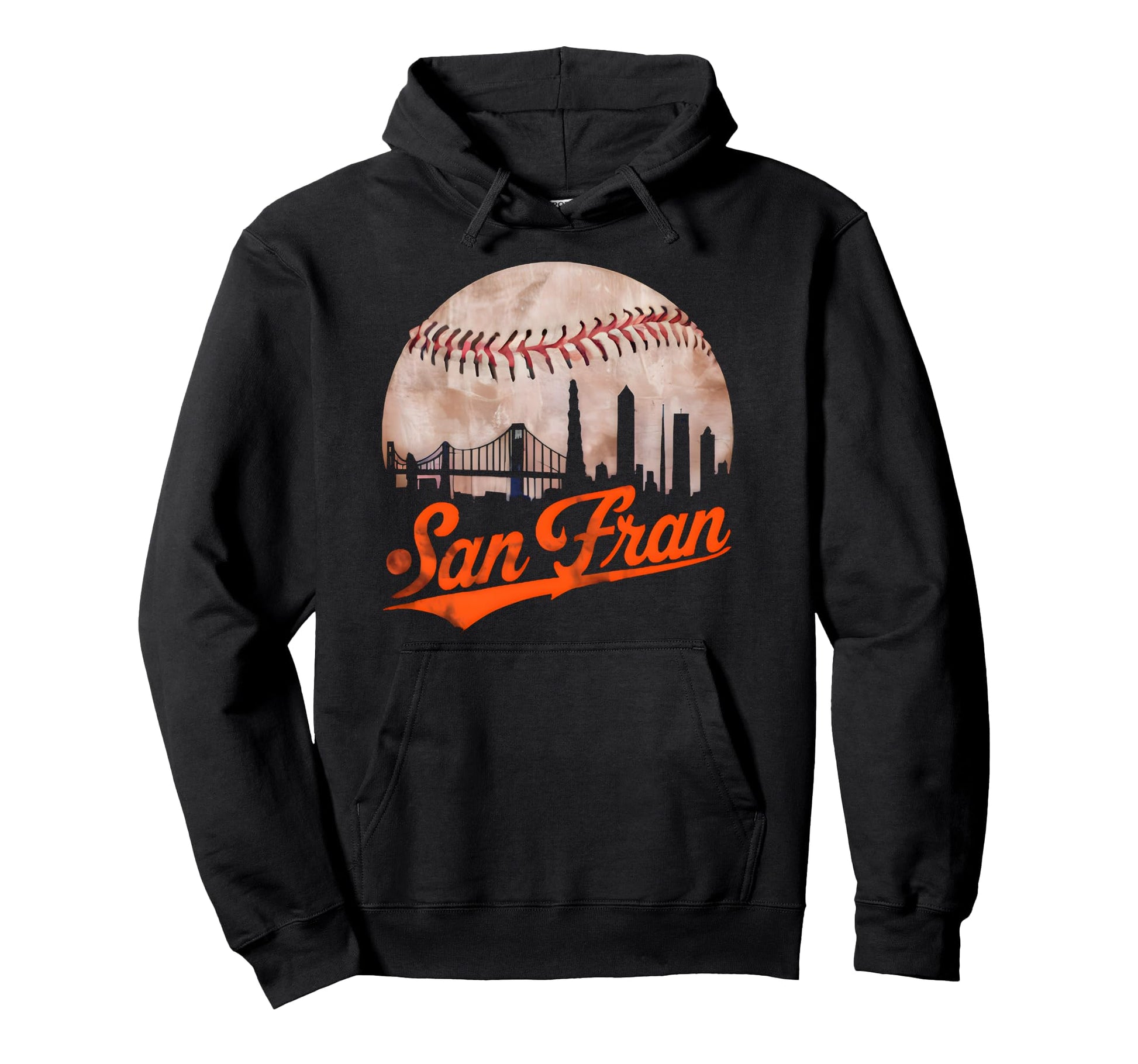 Distressed San Francisco California Hoodie - Unique Graphic Men Women - T-Shirt, Sweatshirt, Hoodie