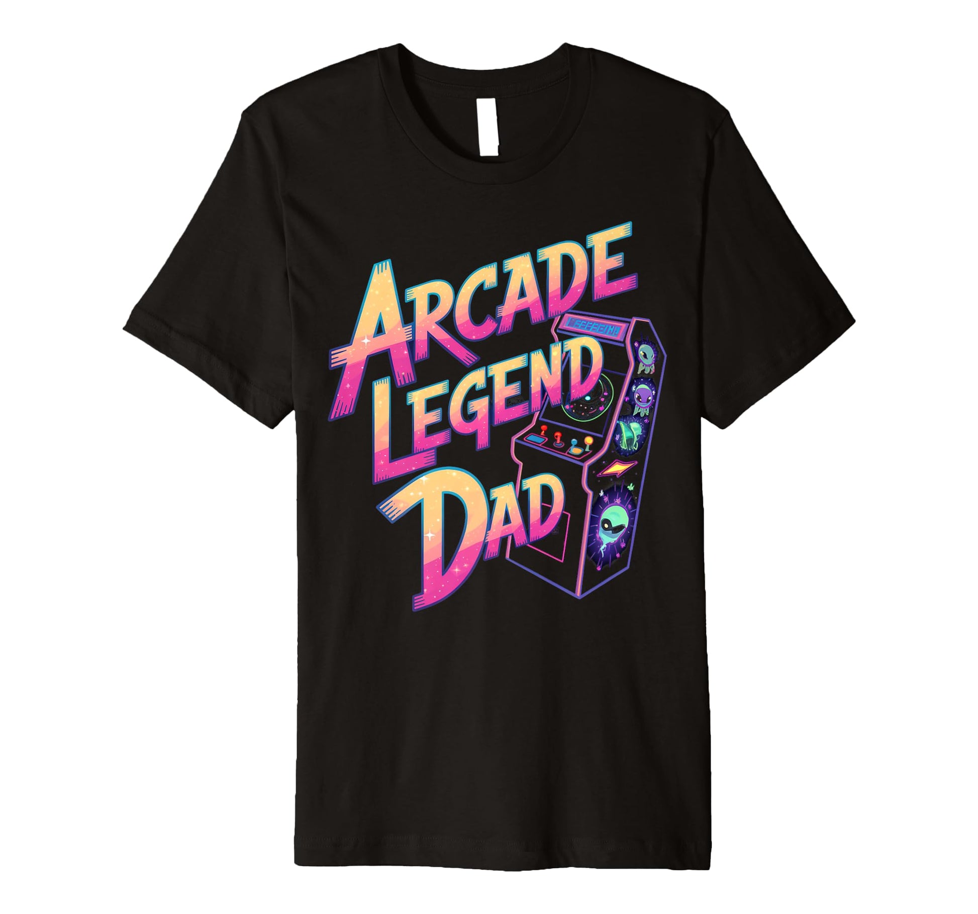 Arcade Legend Dad Arcade Gamer T-Shirt - Fun Novelty Design Men Women - T-Shirt, Sweatshirt, Hoodie