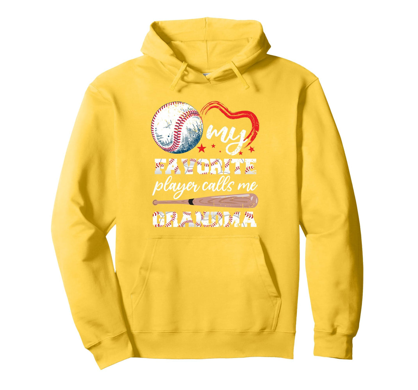 My Favourite Player Calls Me Grandma Hoodie - Graphic Print Men Women - T-Shirt, Sweatshirt, Hoodie