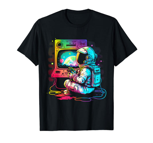Arcade Planets Universe Gaming T-Shirt - Novelty Apparel for Adults - T-Shirt, Sweatshirt, Hoodie