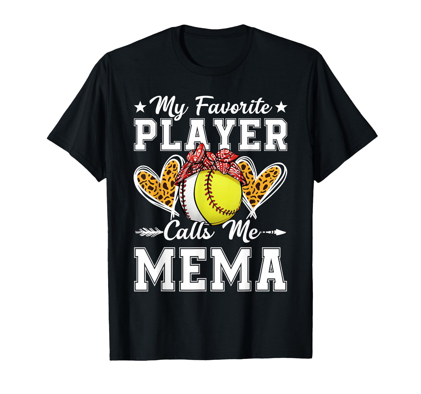 My Favorite Player Calls Me Mema Baseball T-Shirt - Graphic Print Unisex - T-Shirt, Sweatshirt, Hoodie