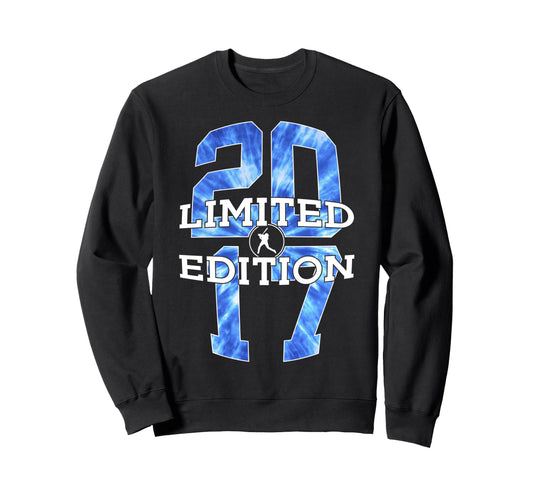 9 Years 2017 Baseball 9Th Birthday Sweatshirt - Minimalist Print Unisex - T-Shirt, Sweatshirt, Hoodie