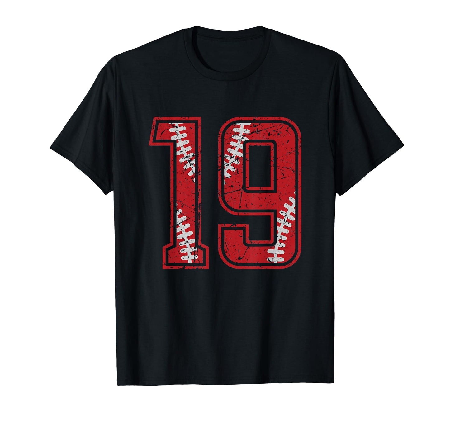Number 19 Distressed Baseball Jersey T-Shirt - Streetwear Style Men Women - T-Shirt, Sweatshirt, Hoodie